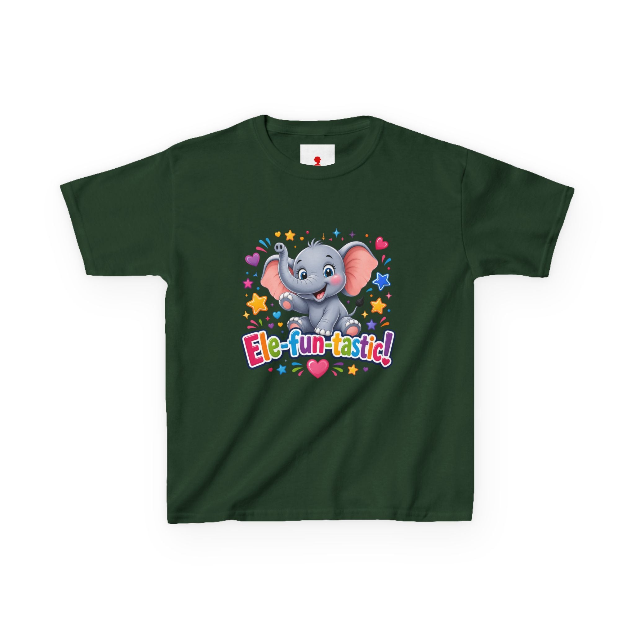 Kids T-Shirt — "Ele-fun-tastic!" Cute Elephant Graphic Tee for Toddlers, Birthday & Playtime