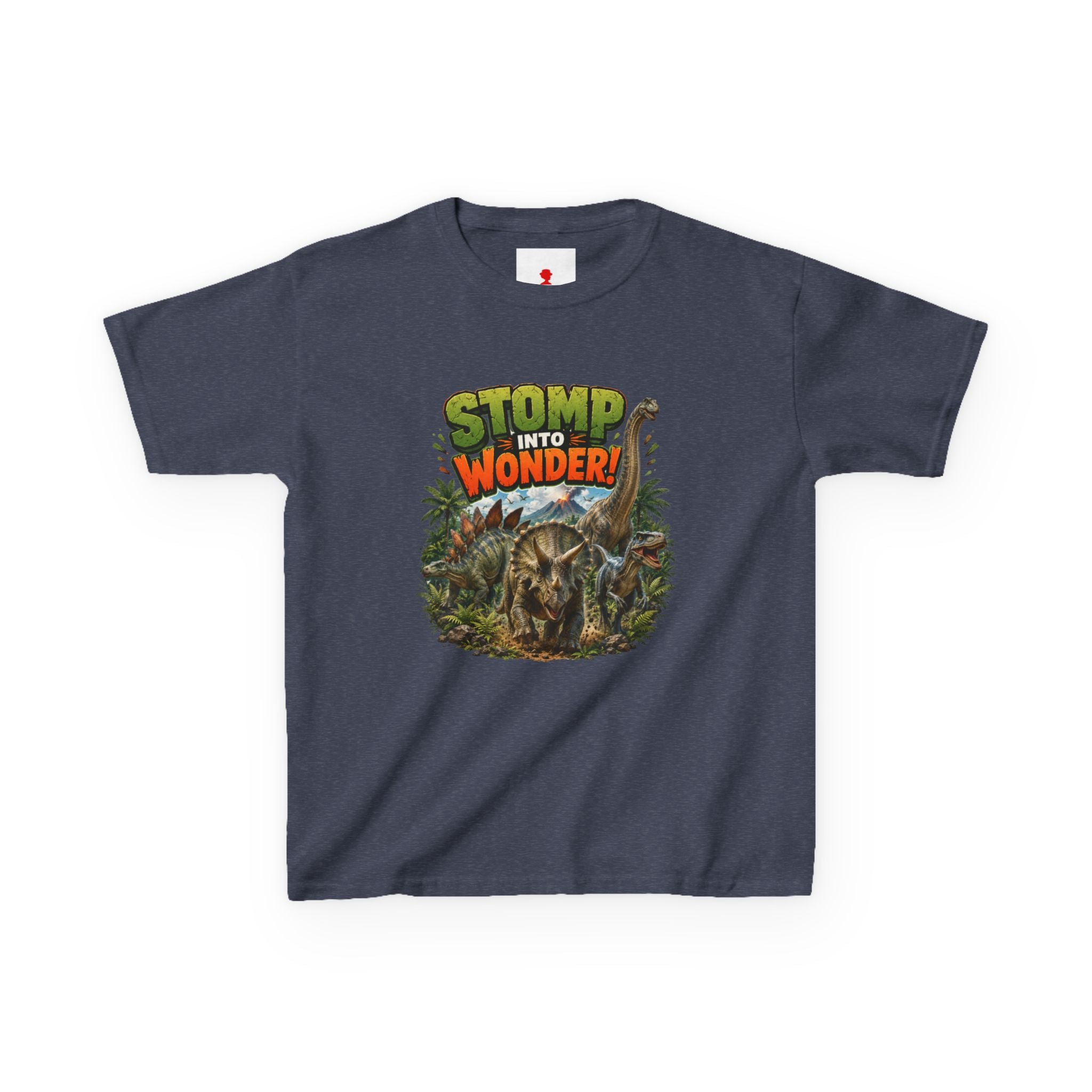 Kids T-Shirt - "Stomp Into Wonder" Dinosaur Graphic Tee
