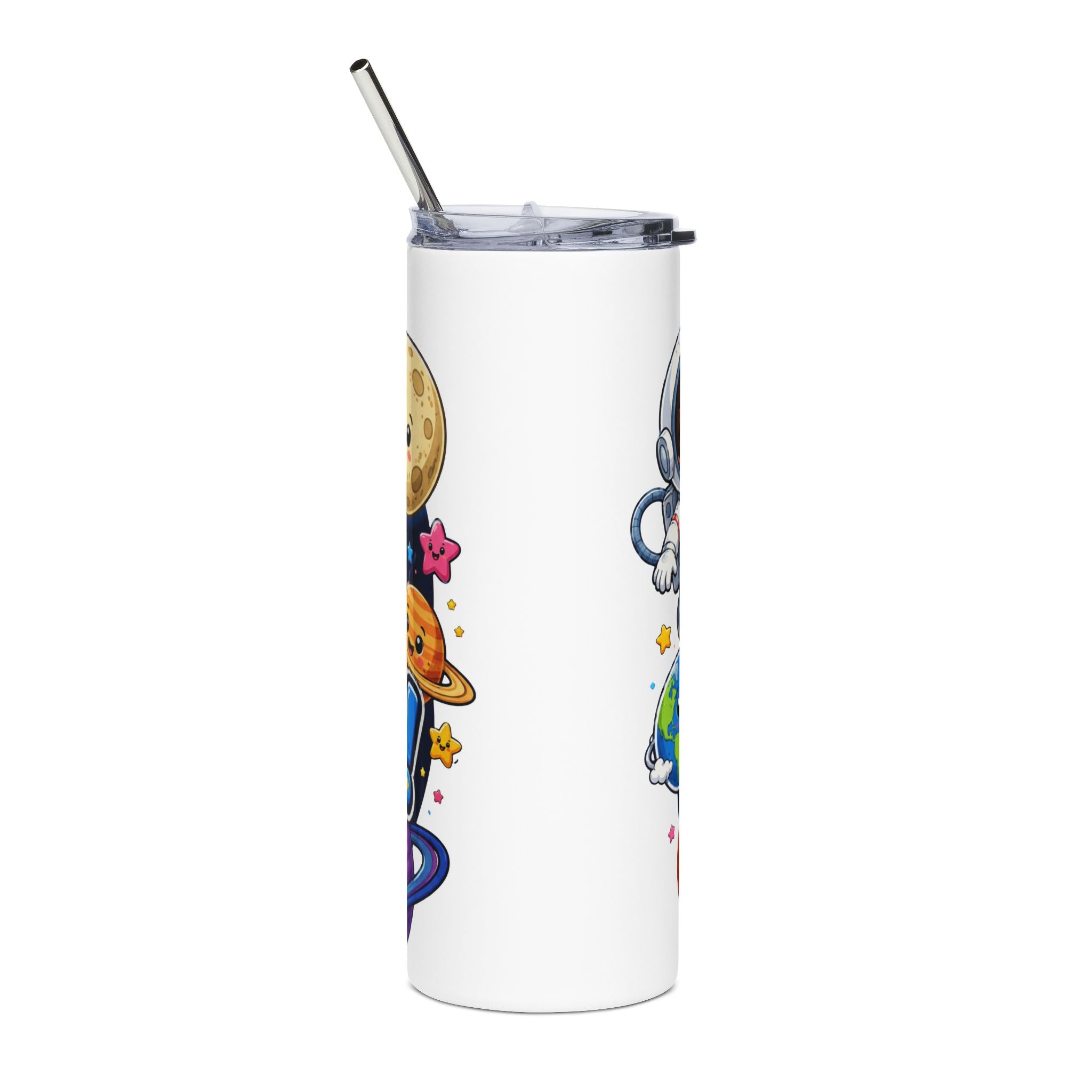 I Need More Space 20oz Stainless Tumbler — Cute Astronaut Space Travel Design