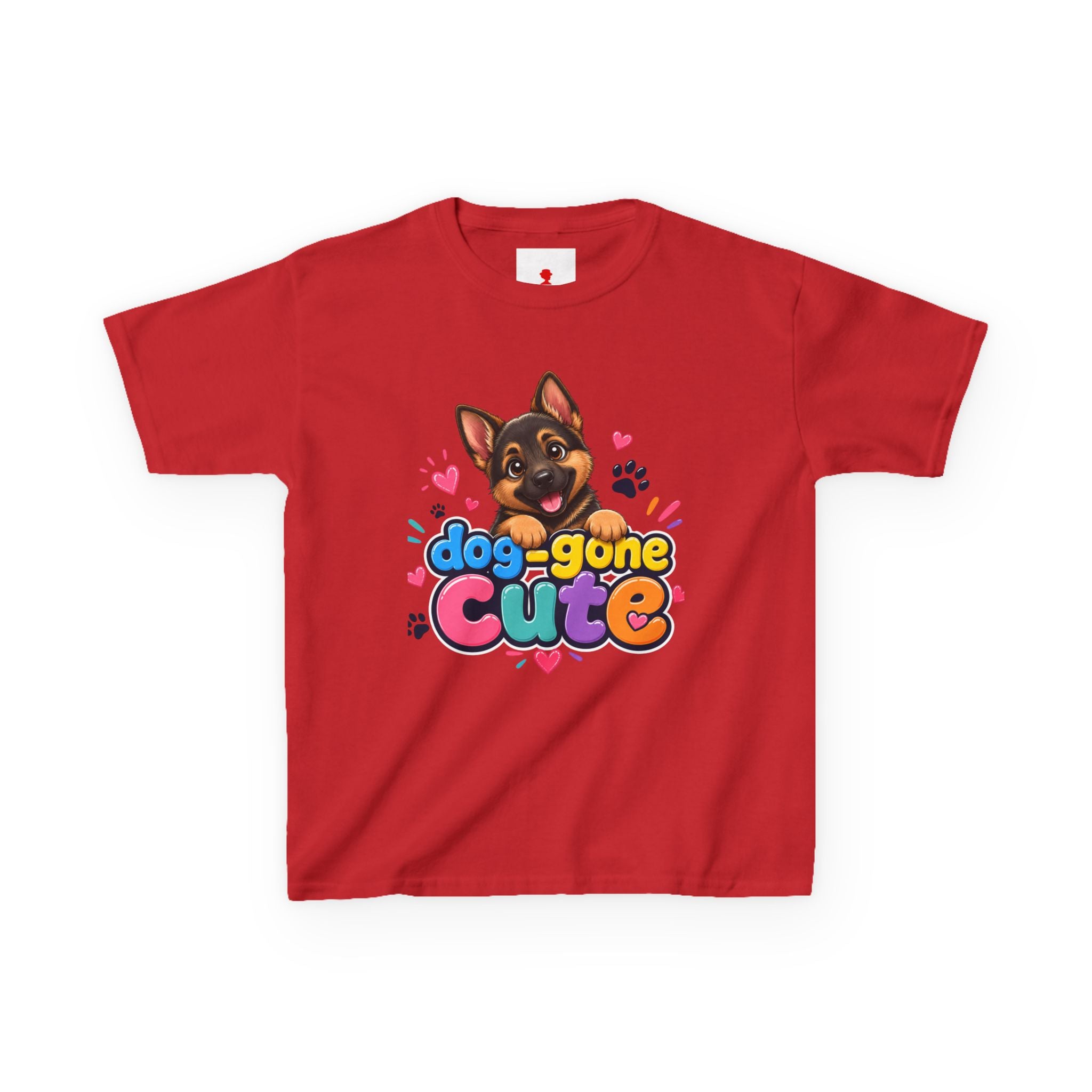 Kids T-Shirt — "Dog-Gone Cute" German Shepherd Puppy Tee