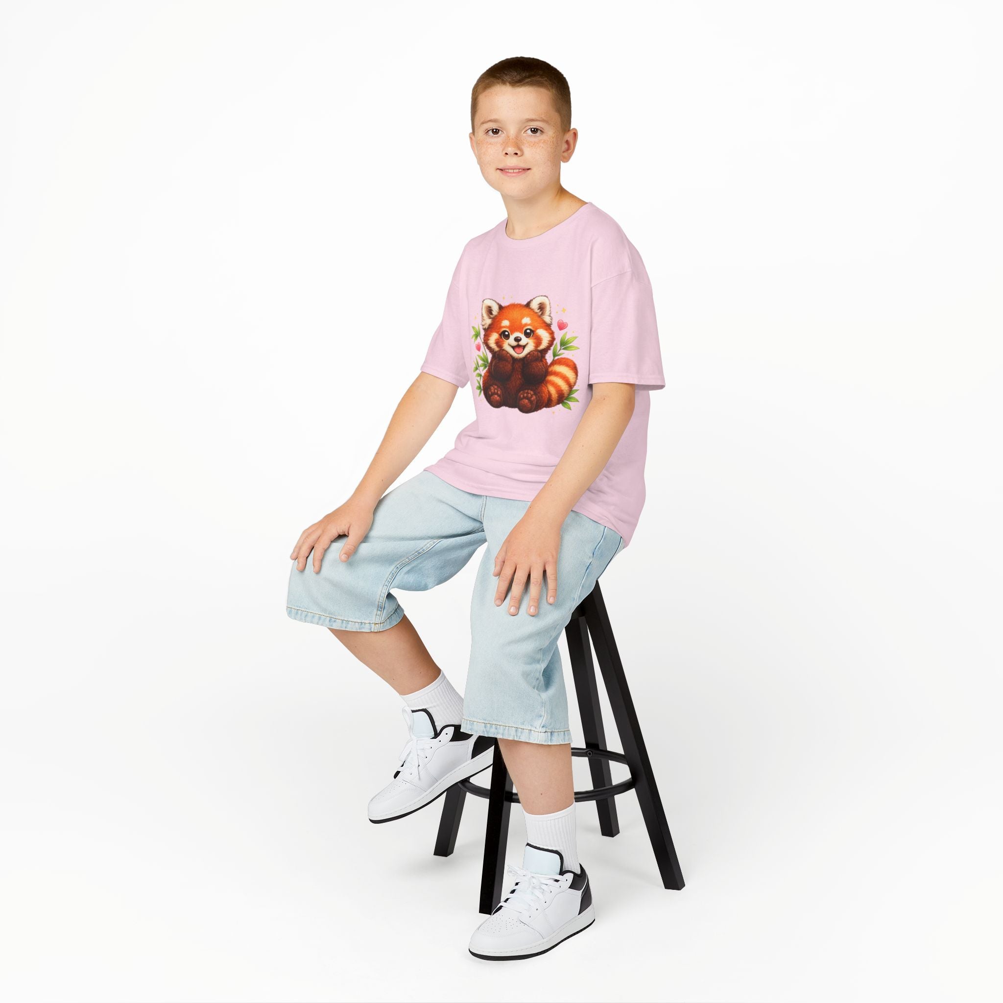 Kids Red Panda Tee — Cute Woodland Animal Shirt for Children