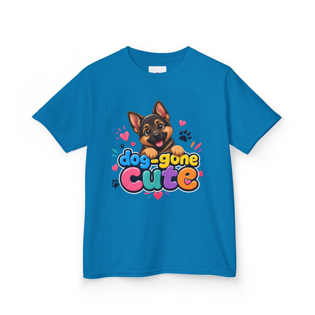 Kids T-Shirt — "Dog-Gone Cute" German Shepherd Puppy Tee