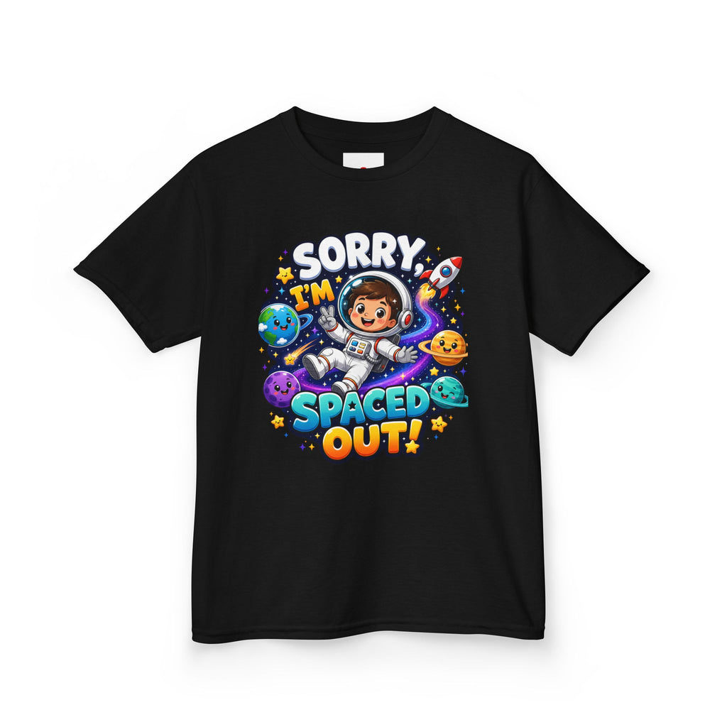 Spaced Out Kids T-Shirt — "Sorry I'm Spaced Out!" Cute Space Astronaut Tee