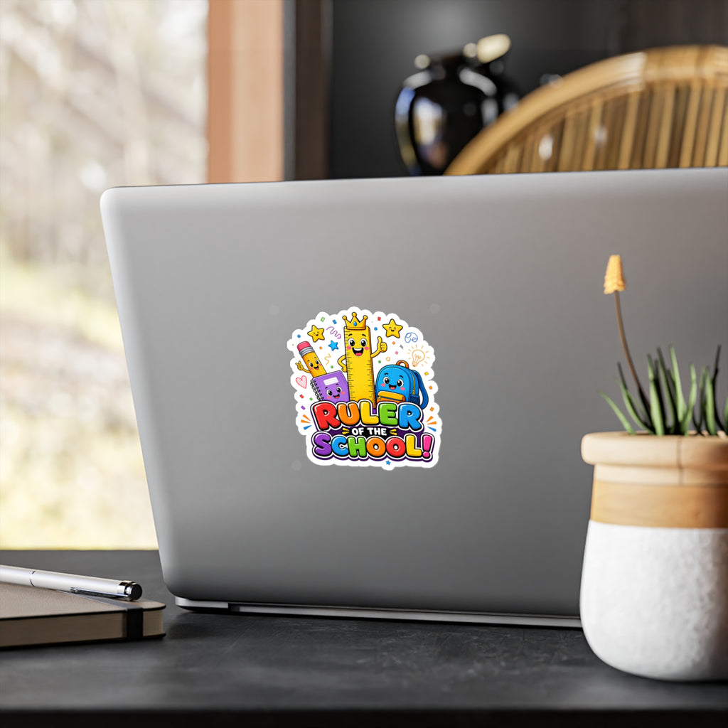 Ruler of the School Sticker | Kiss-Cut Vinyl Decal