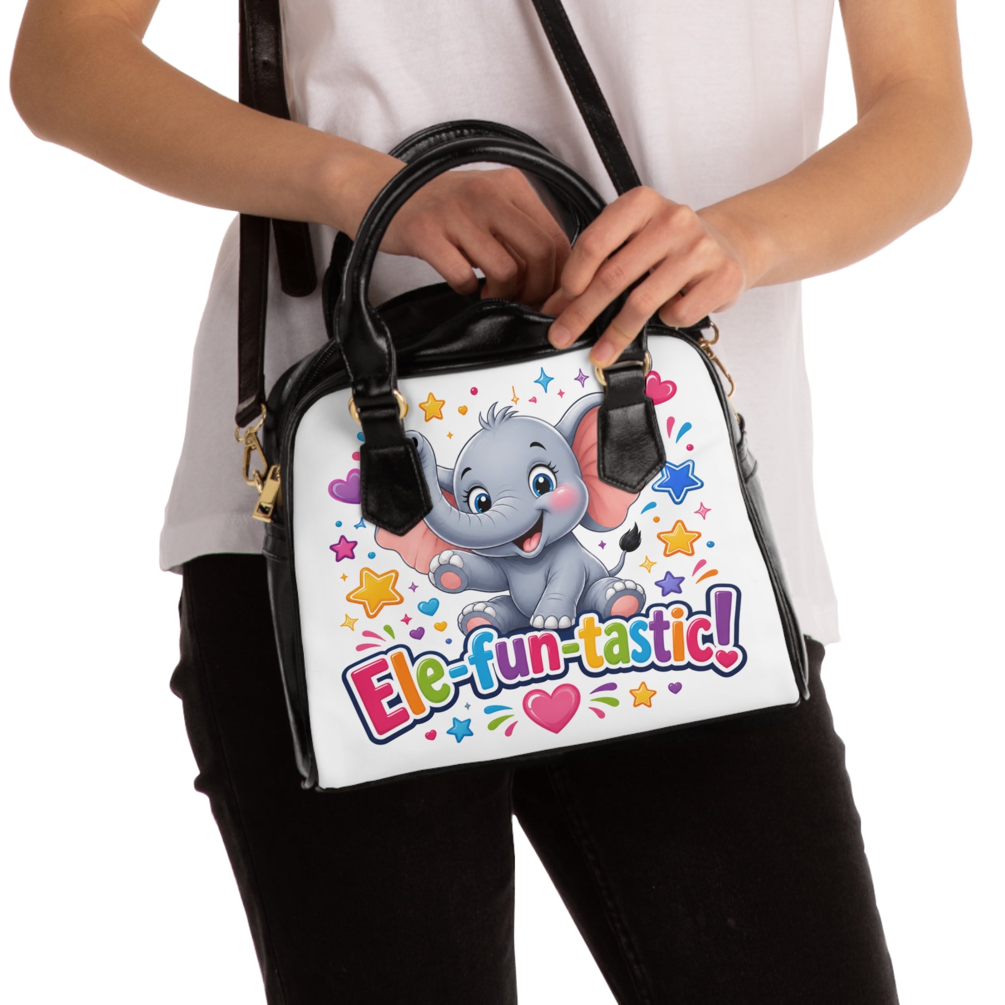 Ele-fun-tastic! Cute Elephant Shoulder Handbag — Kids’ Playful Animal Purse