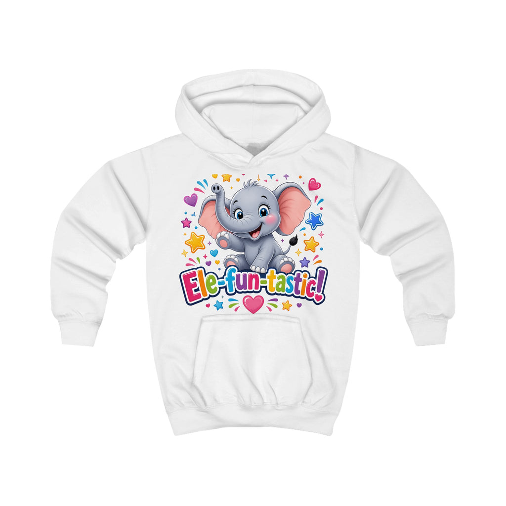 Ele-fun-tastic! Cute Elephant Kids Hoodie — Colorful Toddler Pullover