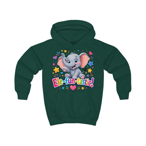 Ele-fun-tastic! Cute Elephant Kids Hoodie — Colorful Toddler Pullover