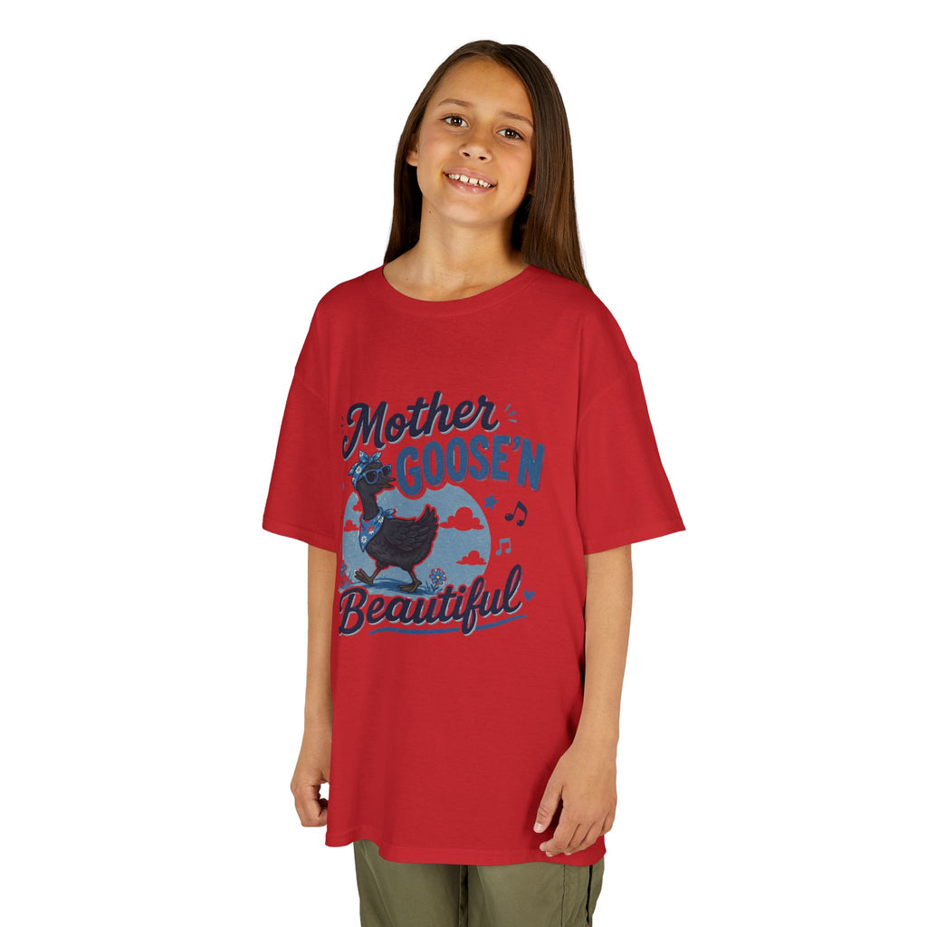 Kids T‑Shirt — "Mother Goose'n Beautiful" Nursery Rhyme Tee