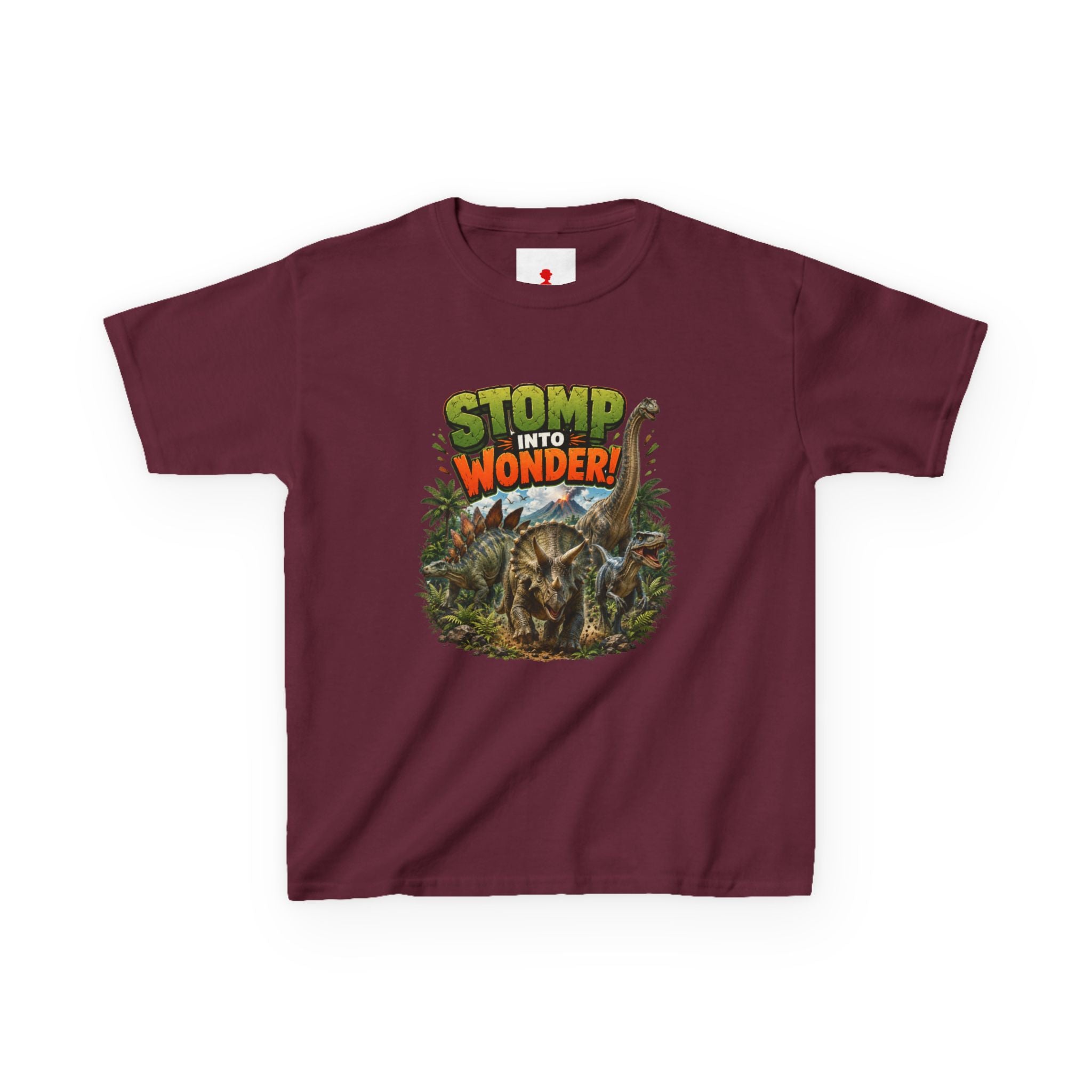 Kids T-Shirt - "Stomp Into Wonder" Dinosaur Graphic Tee