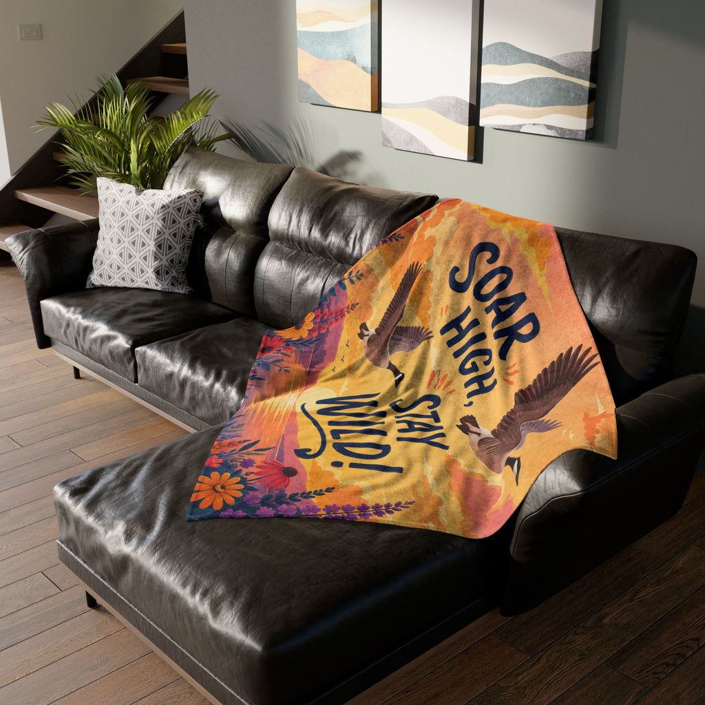 Soar High Stay Wild Blanket