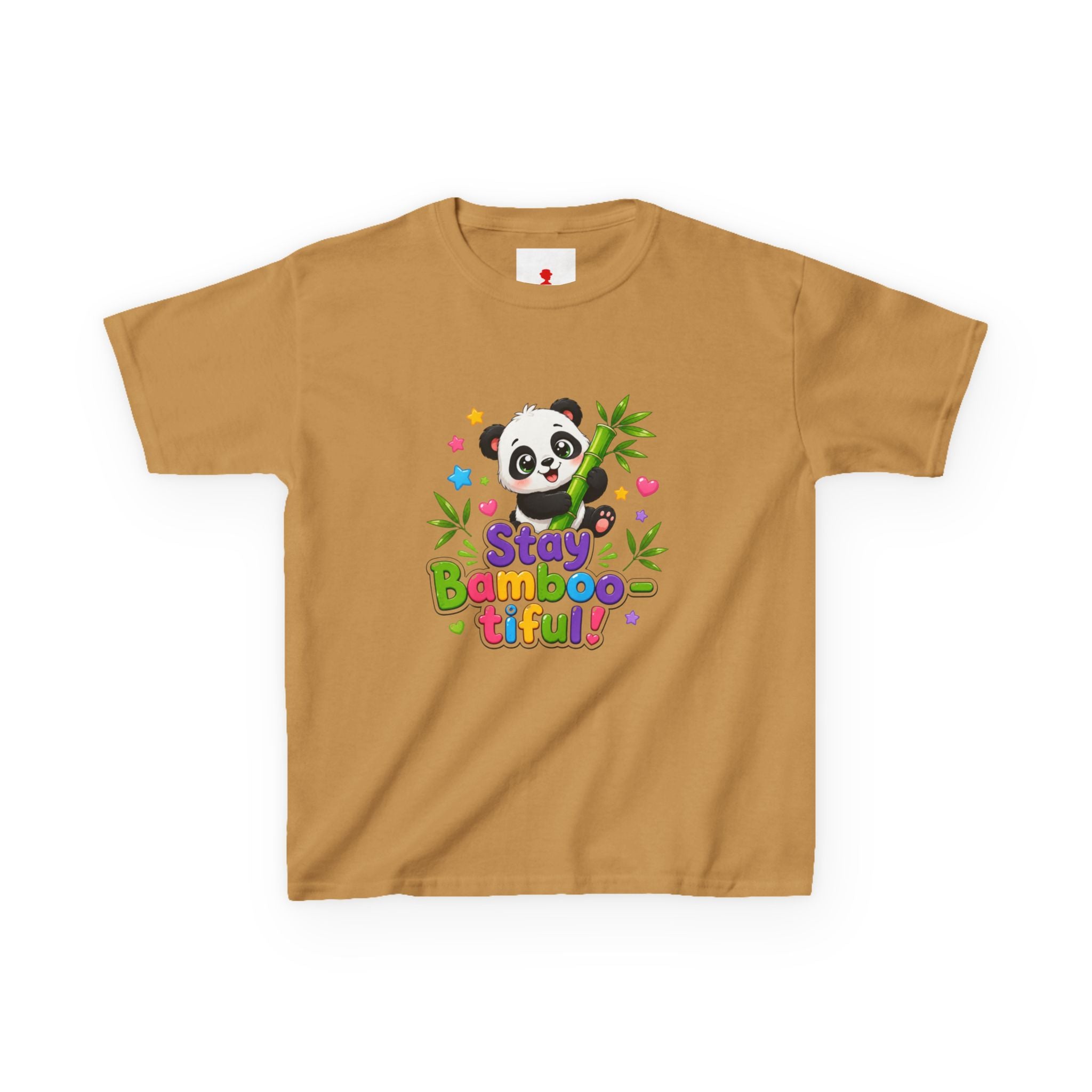 Kids Panda 'Stay Bambootiful!' T-Shirt — Cute Bamboo Forest Tee for Boys & Girls