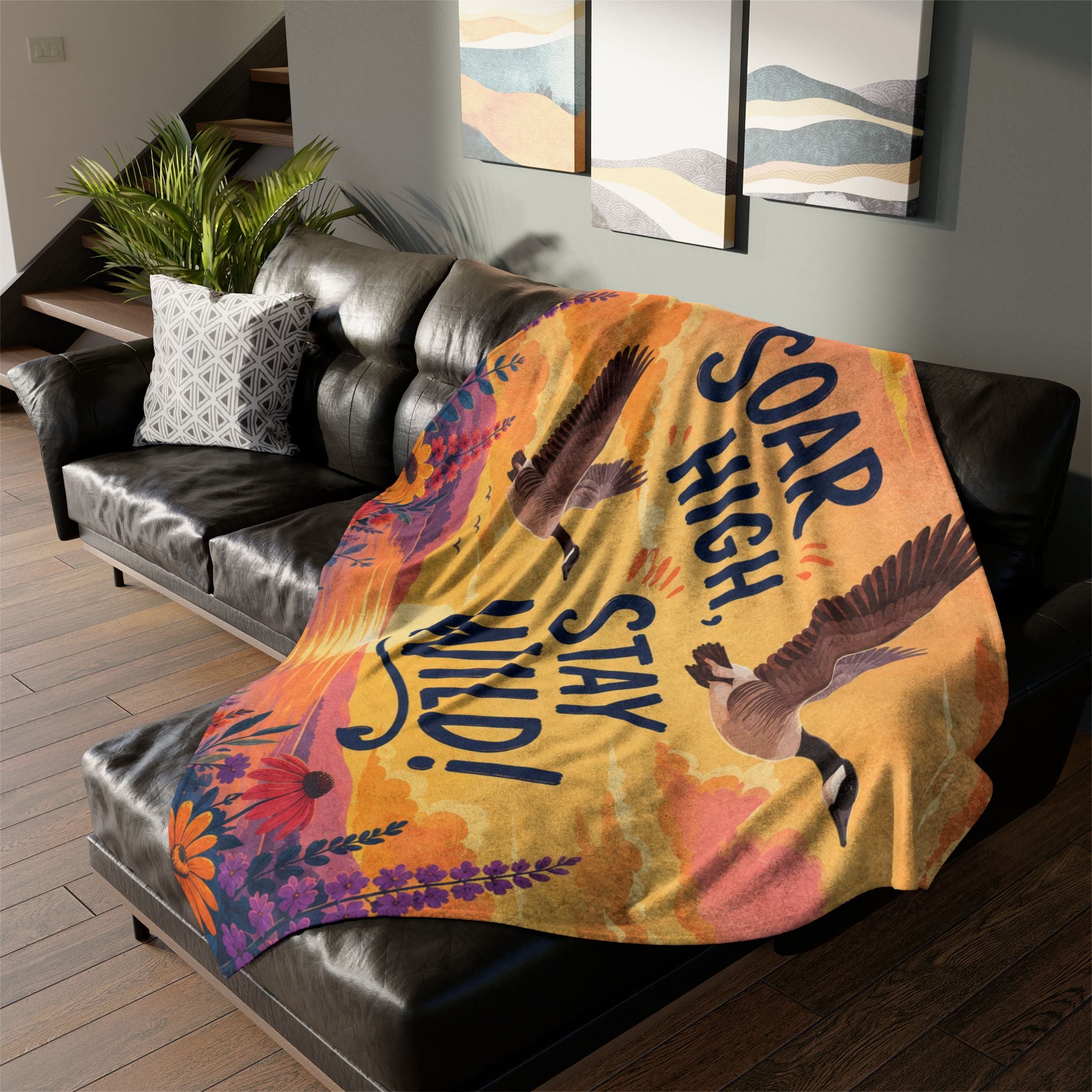 Soar High Stay Wild Blanket