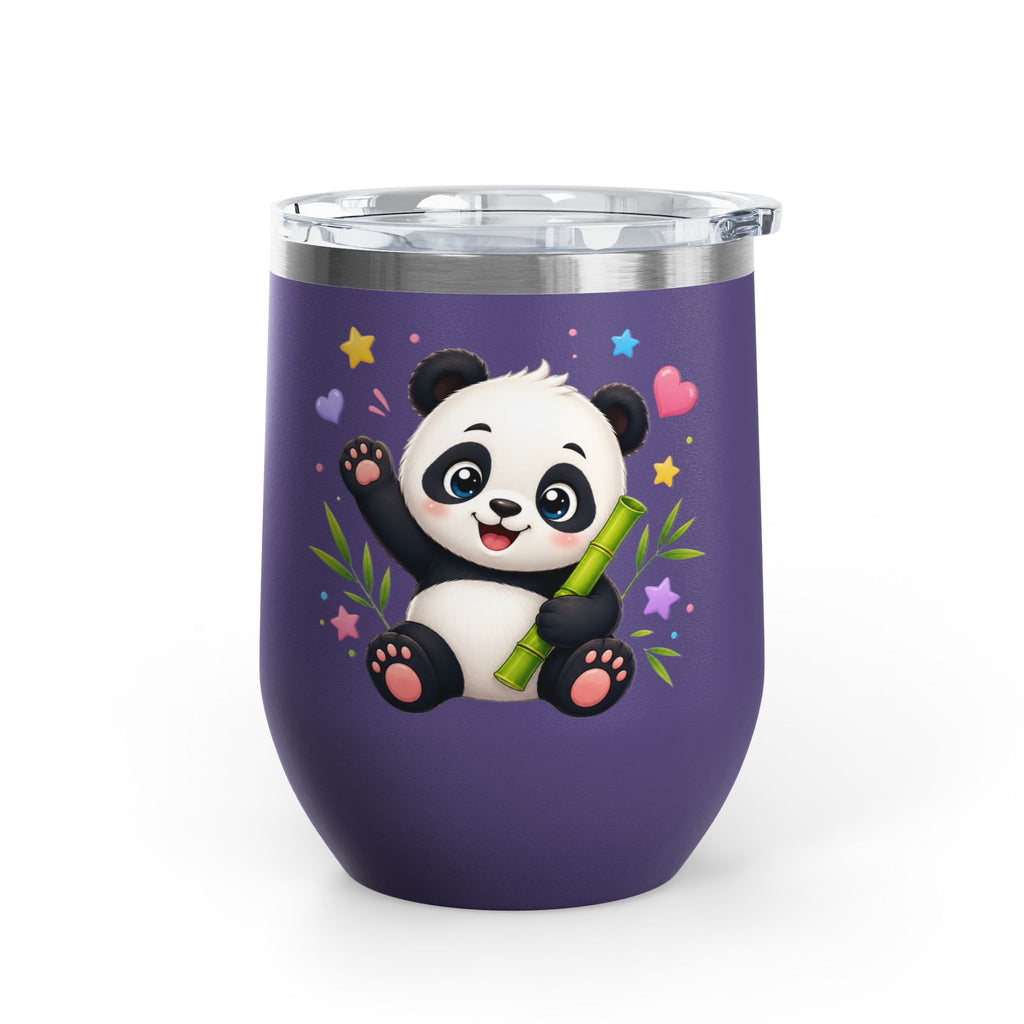 Panda Love 12oz Tumbler — Cute Bamboo Baby Panda Insulated Cup
