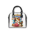 Purrfectly Mischievous Cat Shoulder Handbag – Cute Kitten Yarn Design