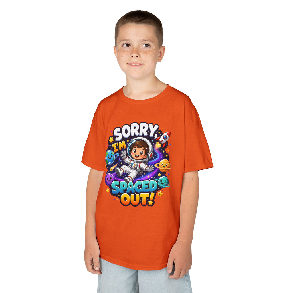 Spaced Out Kids T-Shirt — "Sorry I'm Spaced Out!" Cute Space Astronaut Tee