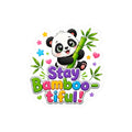 Stay Bamboo-tiful Panda Vinyl Sticker