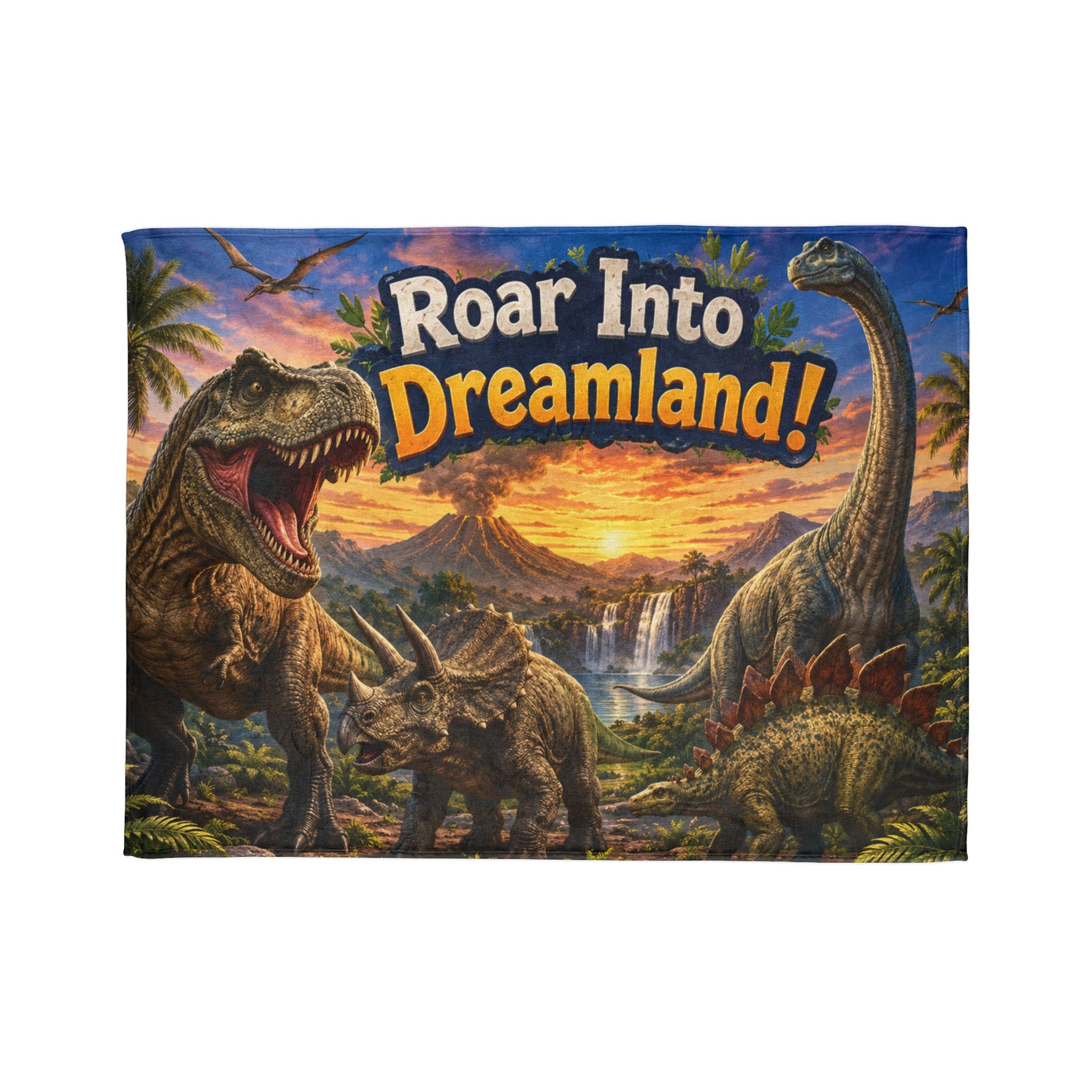 Roar Into Dreamland! Dinosaur Blanket — Kids’ Cozy Jurassic Throw