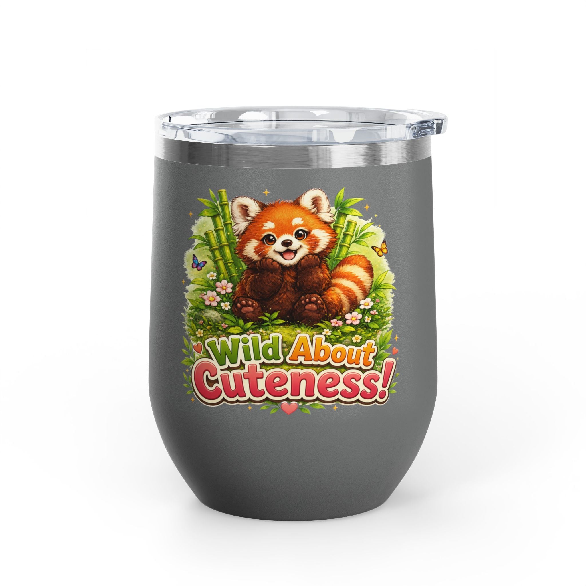 "Wild About Cuteness!" Red Panda Insulated 12oz