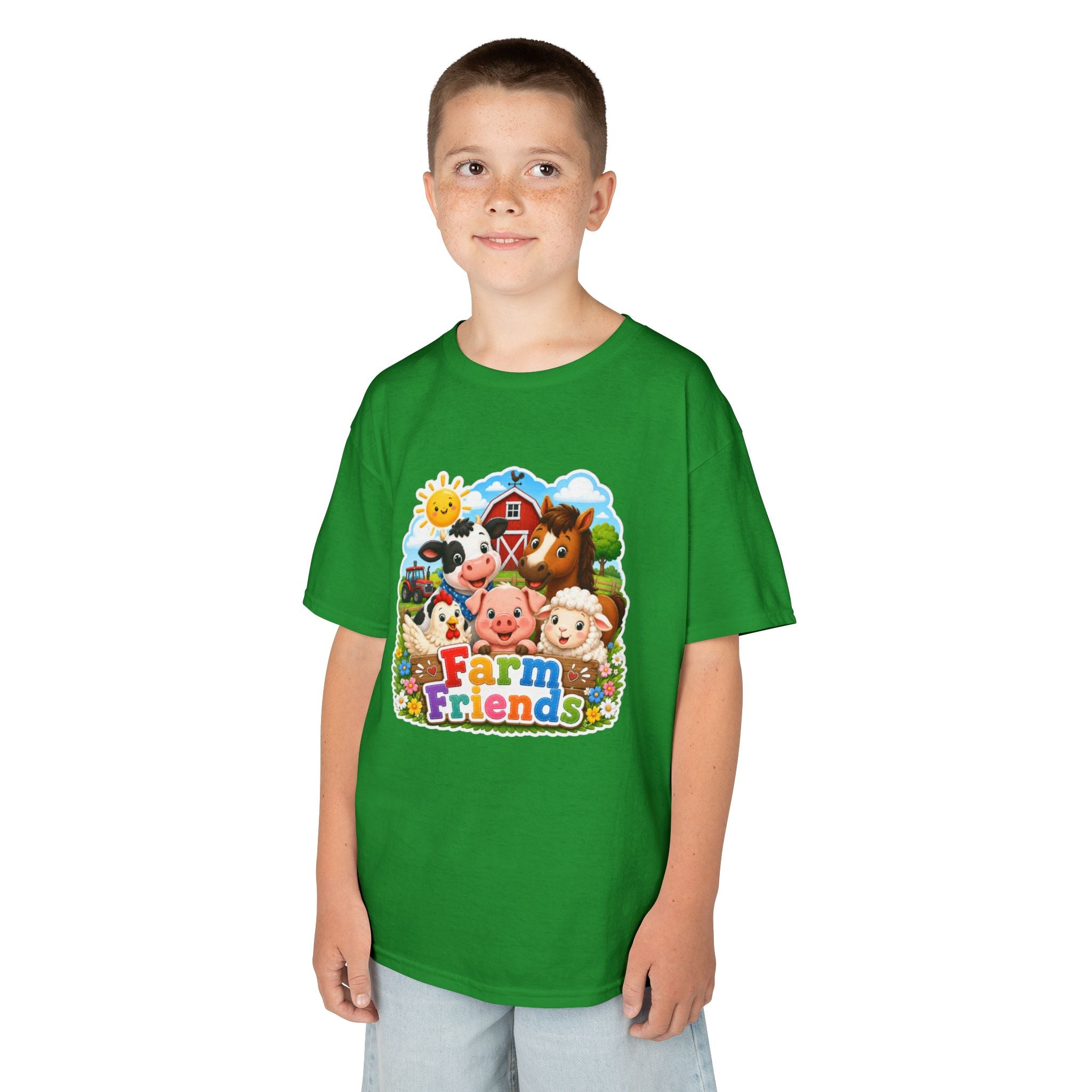 Kids Farm Friends T‑Shirt — Cute Barnyard Animals Graphic Tee