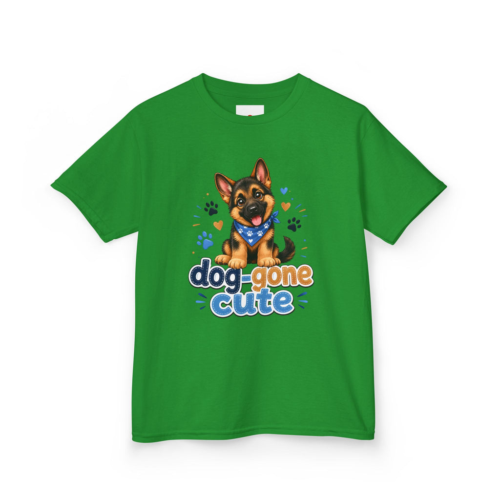 Kids Tee — "Dog-Gone Cute" Puppy Graphic T-Shirt