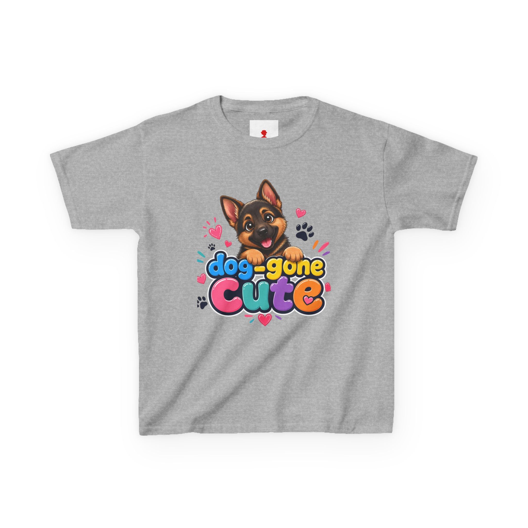 Kids T-Shirt — "Dog-Gone Cute" German Shepherd Puppy Tee