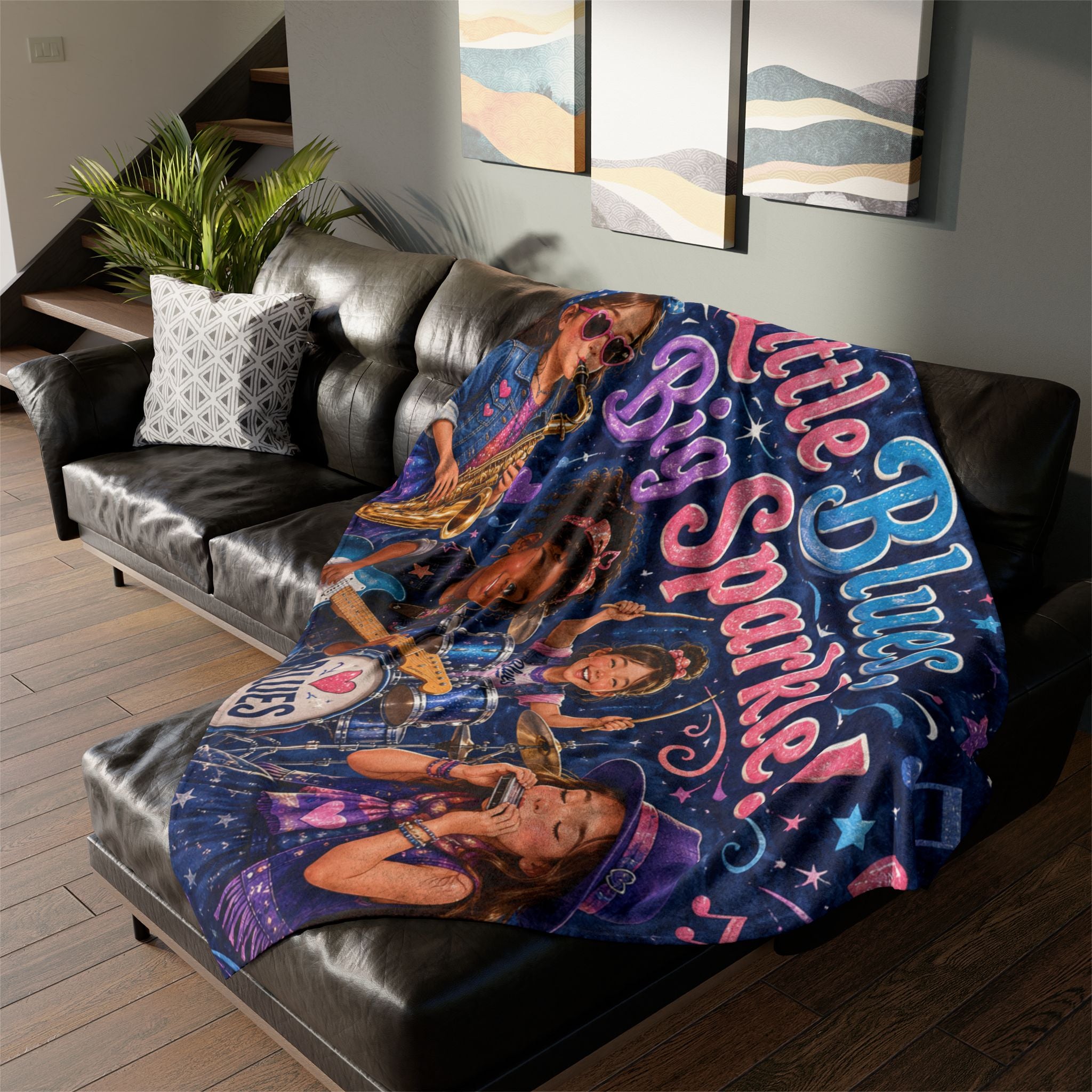 Little Blues Big Sparkle! Blanket