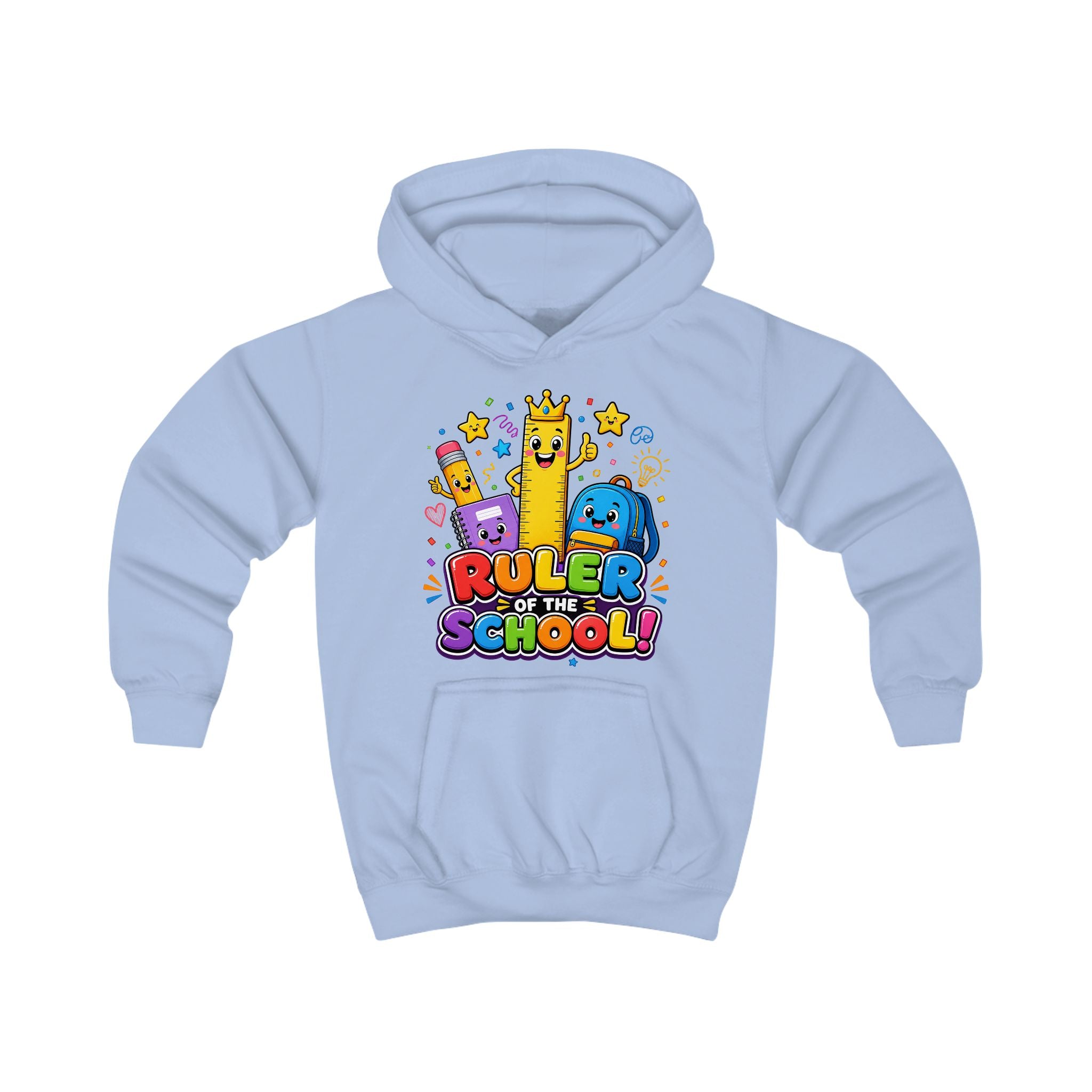 Ruler of the School Kids Hoodie — Cute Back-to-School Graphic Pullover