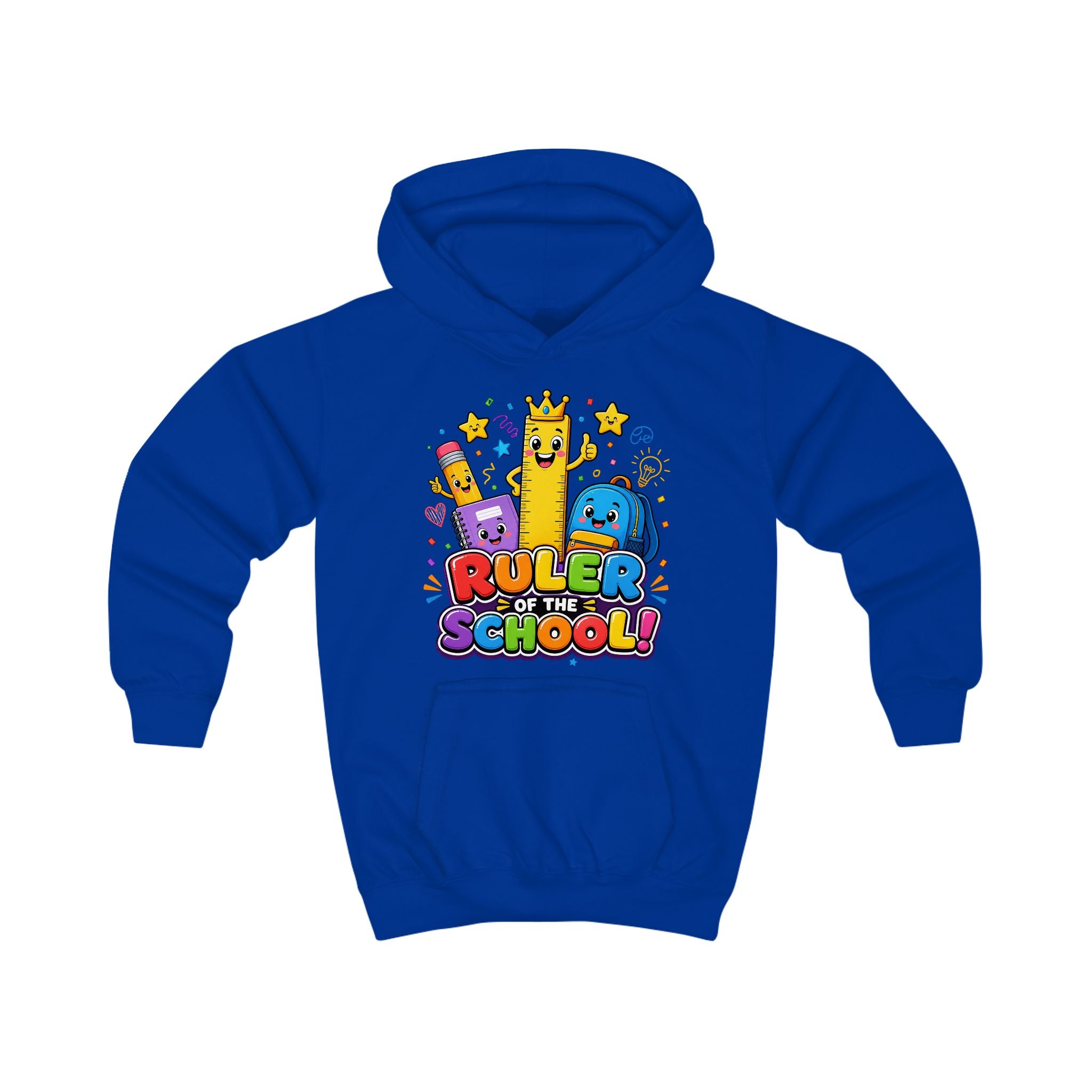 Ruler of the School Kids Hoodie — Cute Back-to-School Graphic Pullover