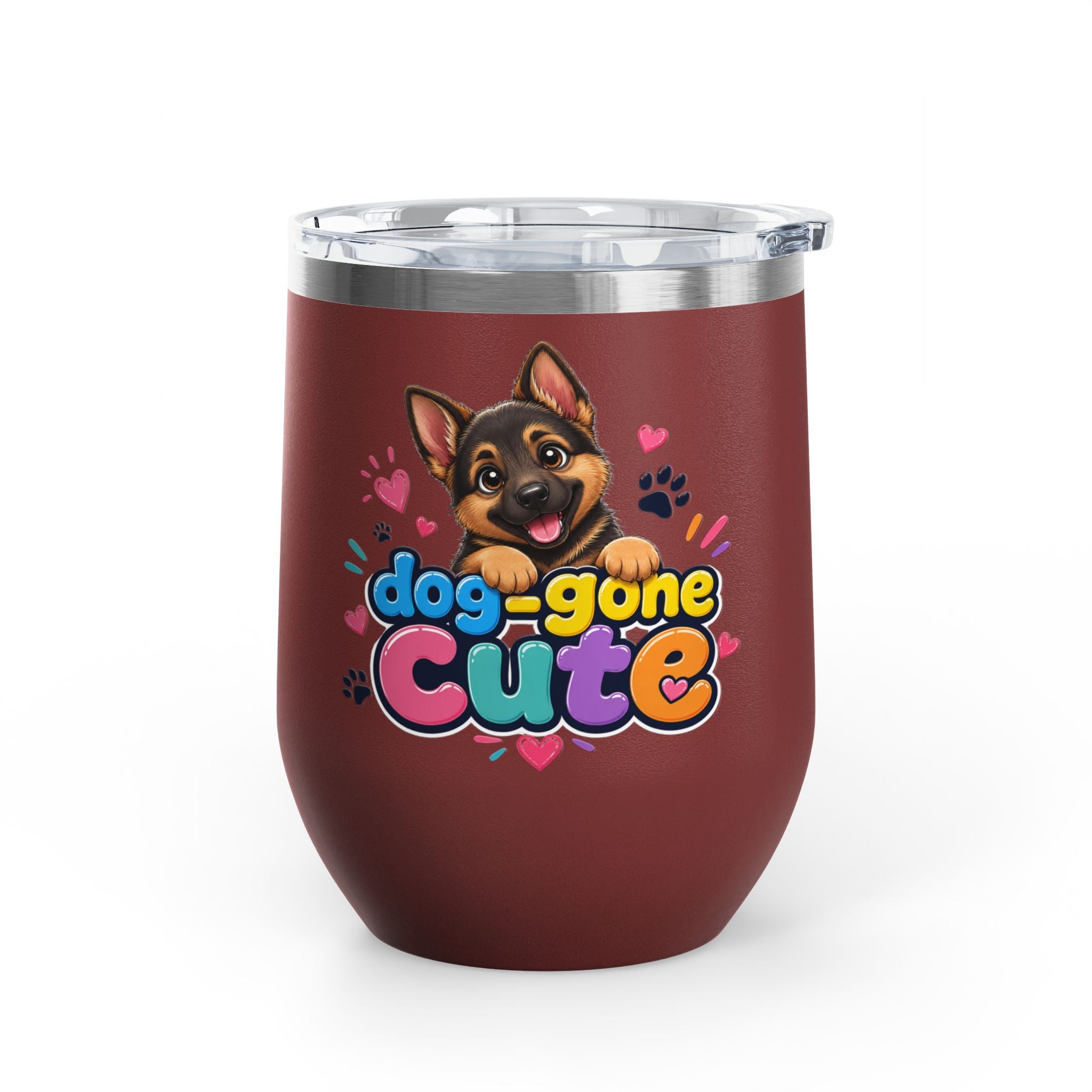 Dog-Gone Cute German Shepherd Tumbler (12oz)