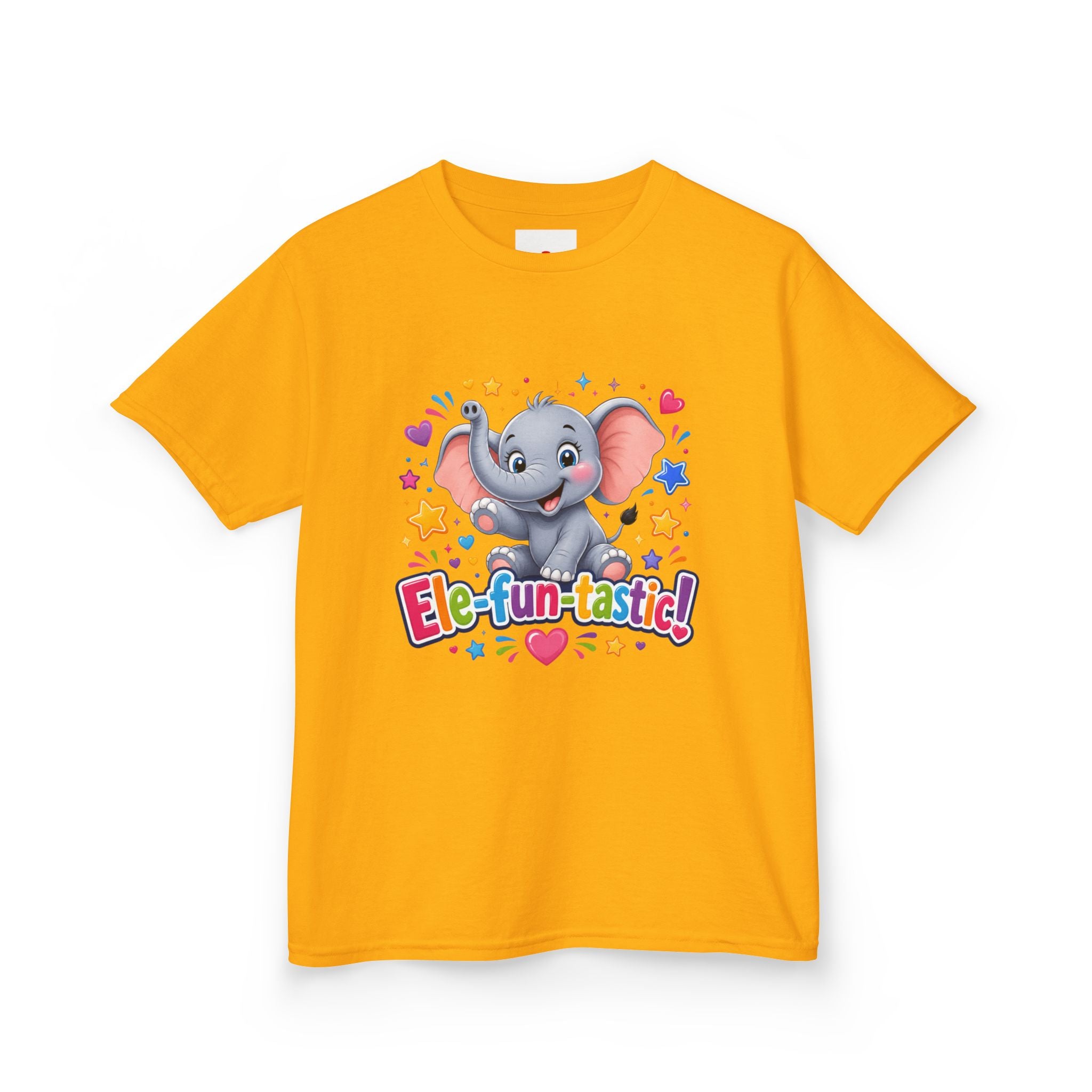 Kids T-Shirt — "Ele-fun-tastic!" Cute Elephant Graphic Tee for Toddlers, Birthday & Playtime