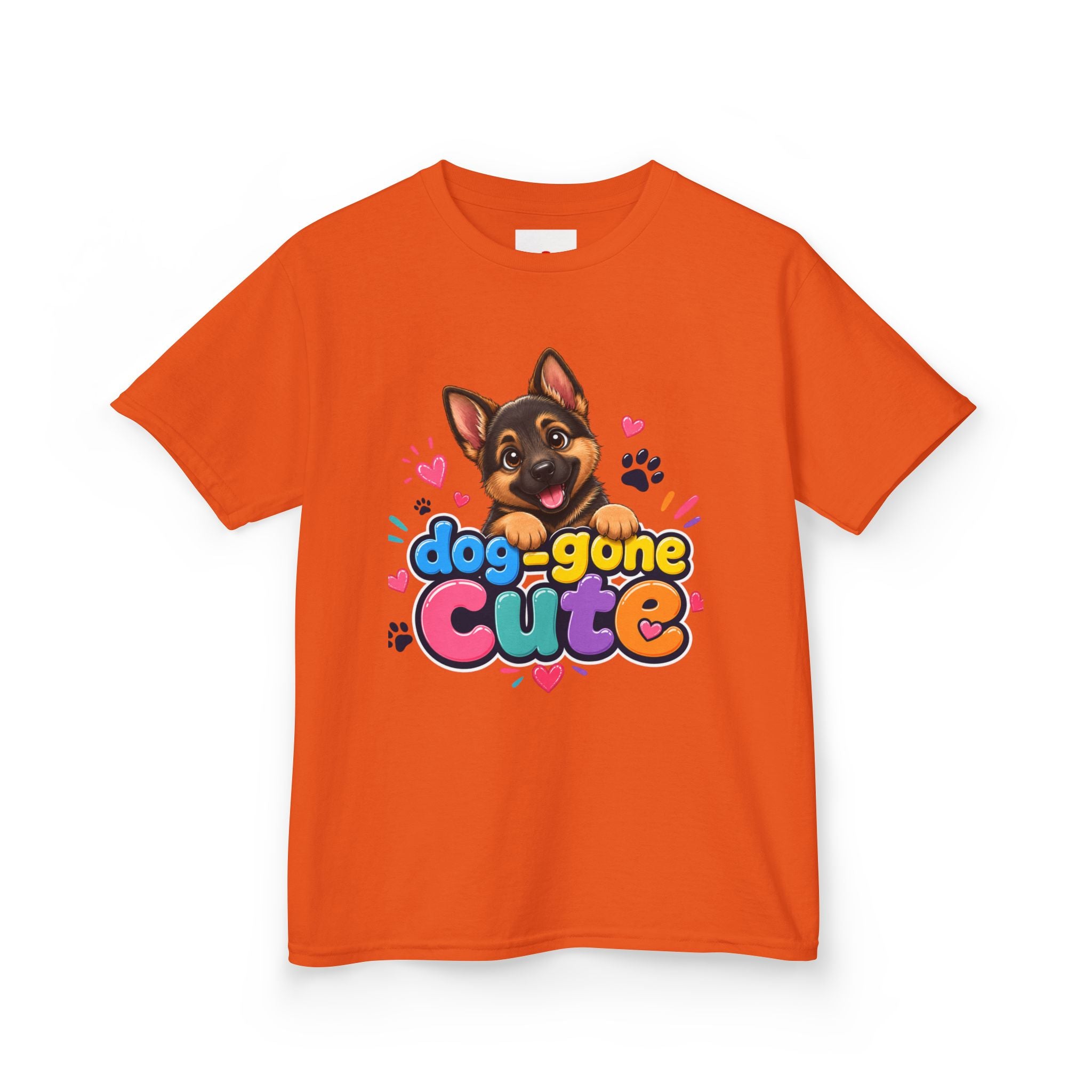 Kids T-Shirt — "Dog-Gone Cute" German Shepherd Puppy Tee