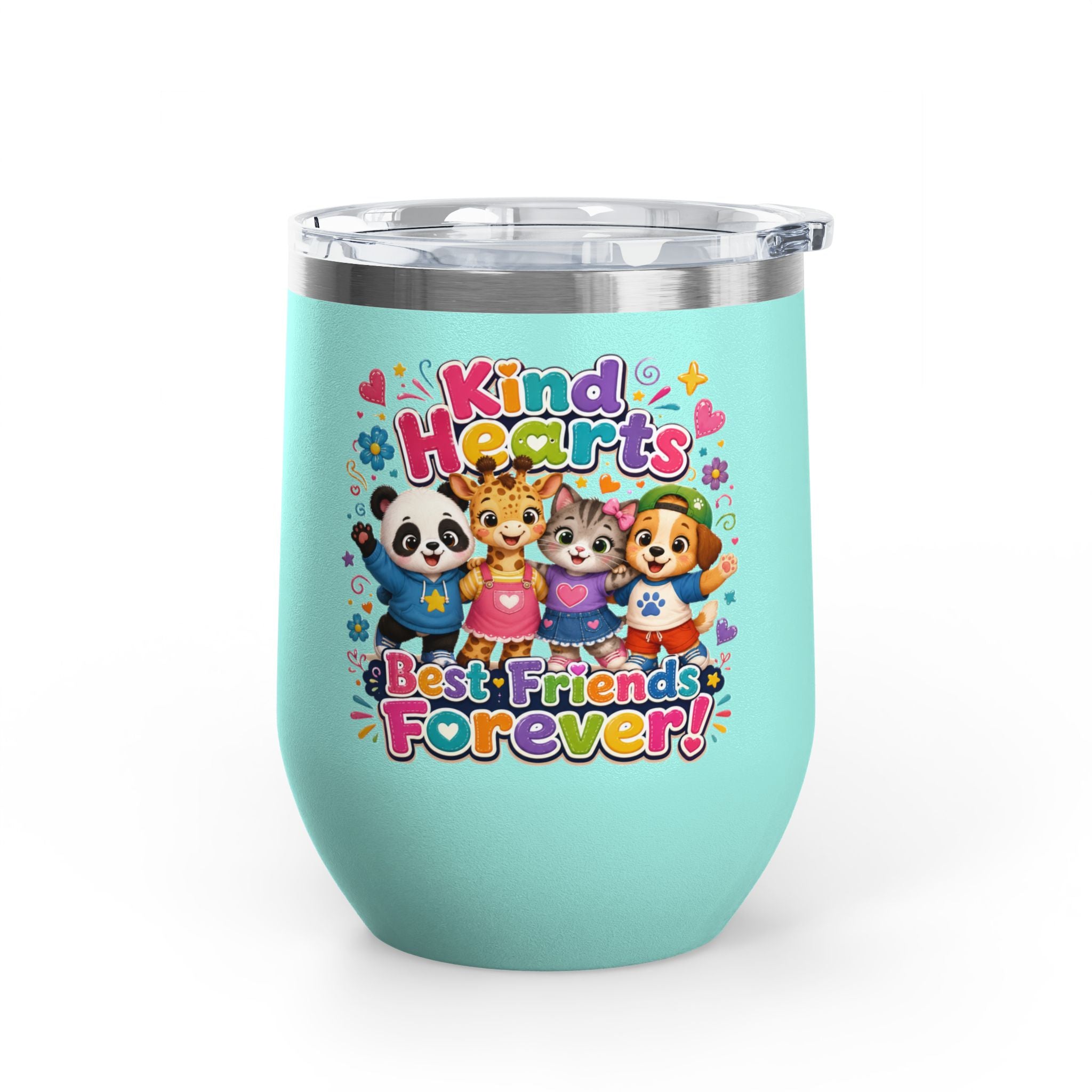 Kind Hearts Best Friends Forever 12oz Tumbler