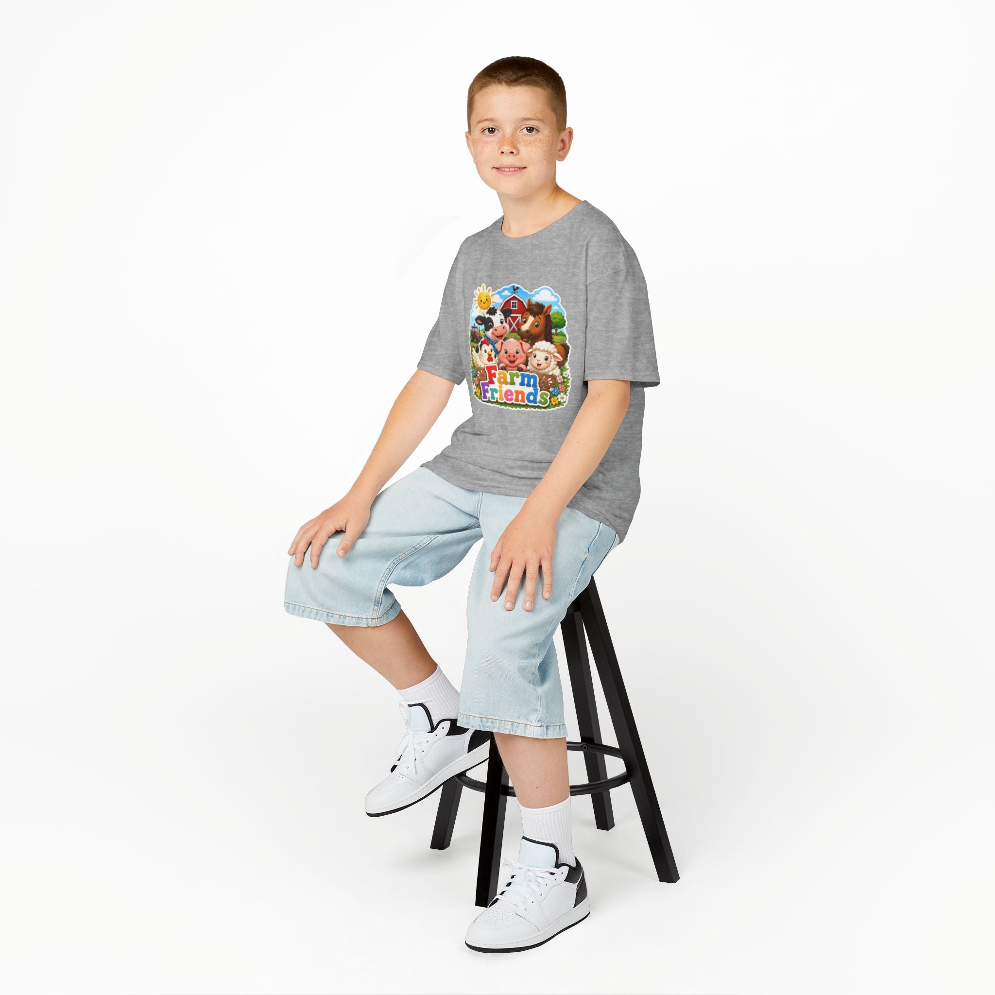 Kids Farm Friends T‑Shirt — Cute Barnyard Animals Graphic Tee