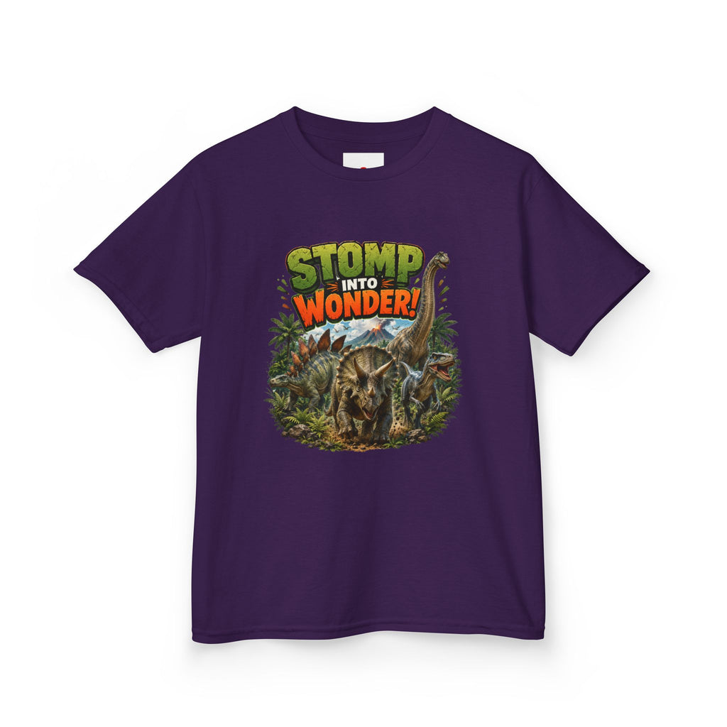 Kids T-Shirt - "Stomp Into Wonder" Dinosaur Graphic Tee