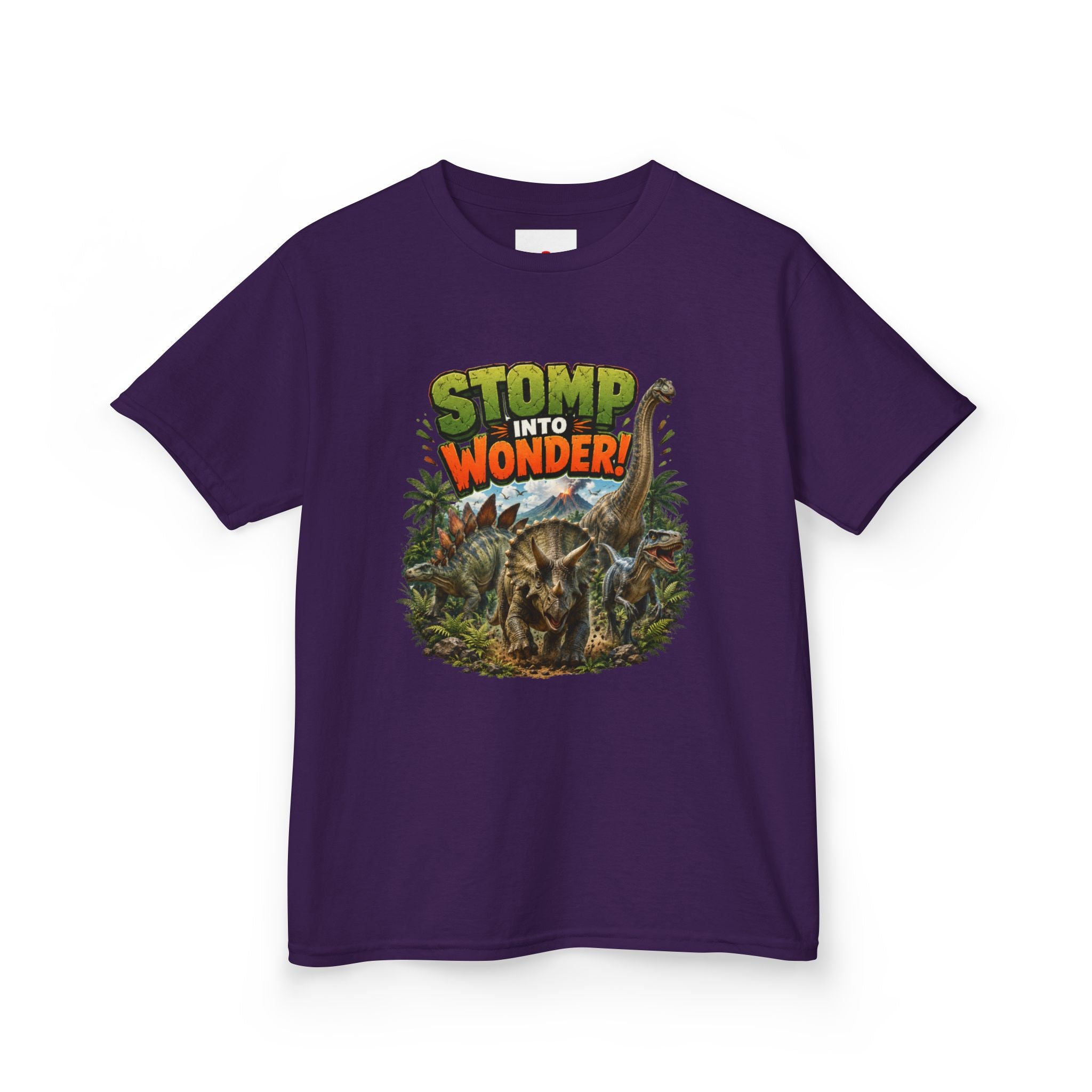 Kids T-Shirt - "Stomp Into Wonder" Dinosaur Graphic Tee