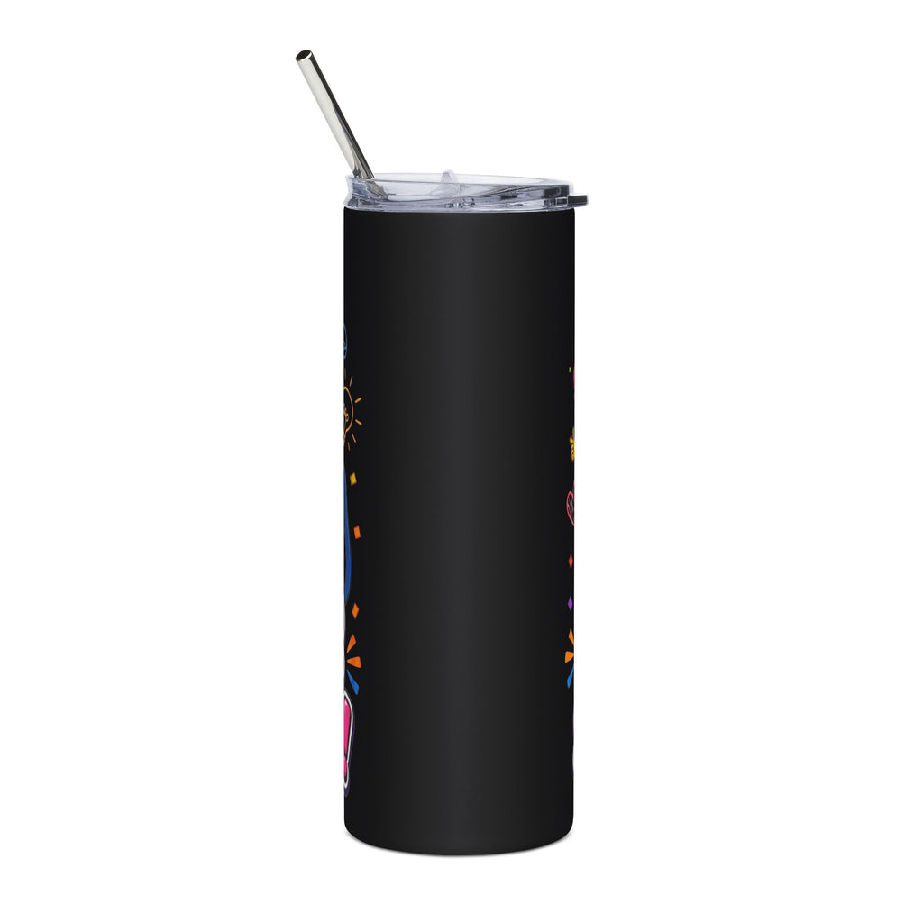 Rules of the School colorful school supplies Tumbler | 20oz stainless steel