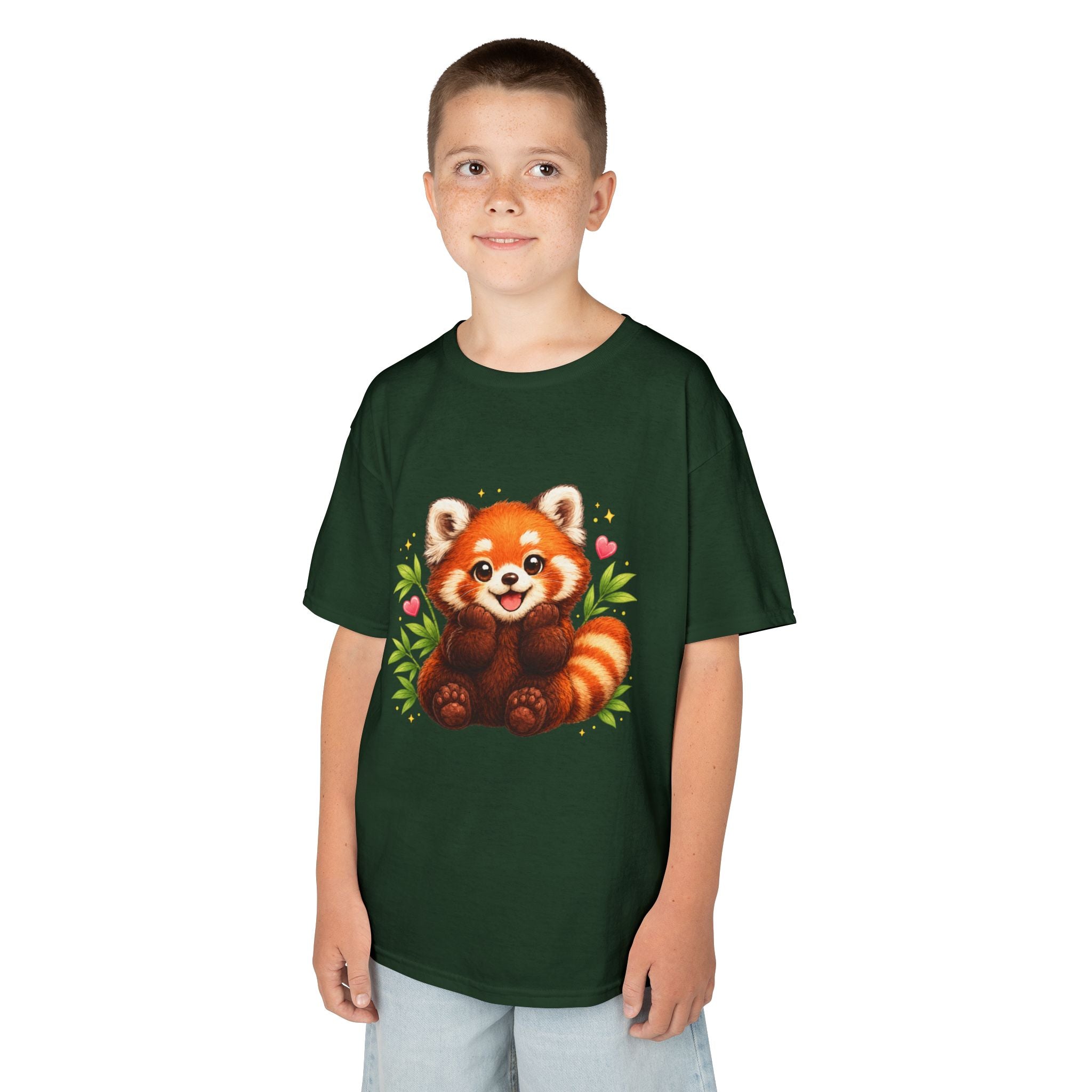 Kids Red Panda Tee — Cute Woodland Animal Shirt for Children