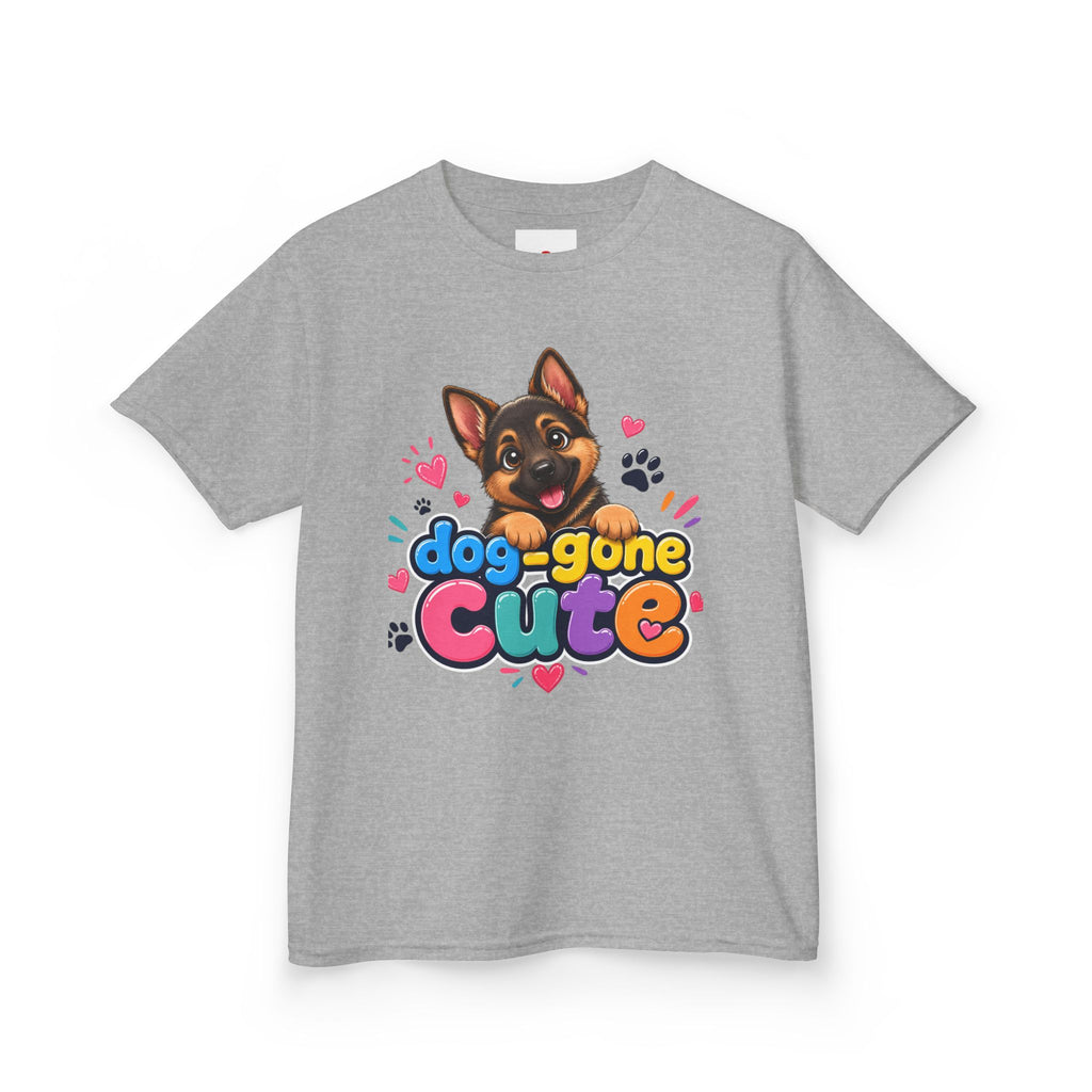 Kids T-Shirt — "Dog-Gone Cute" German Shepherd Puppy Tee