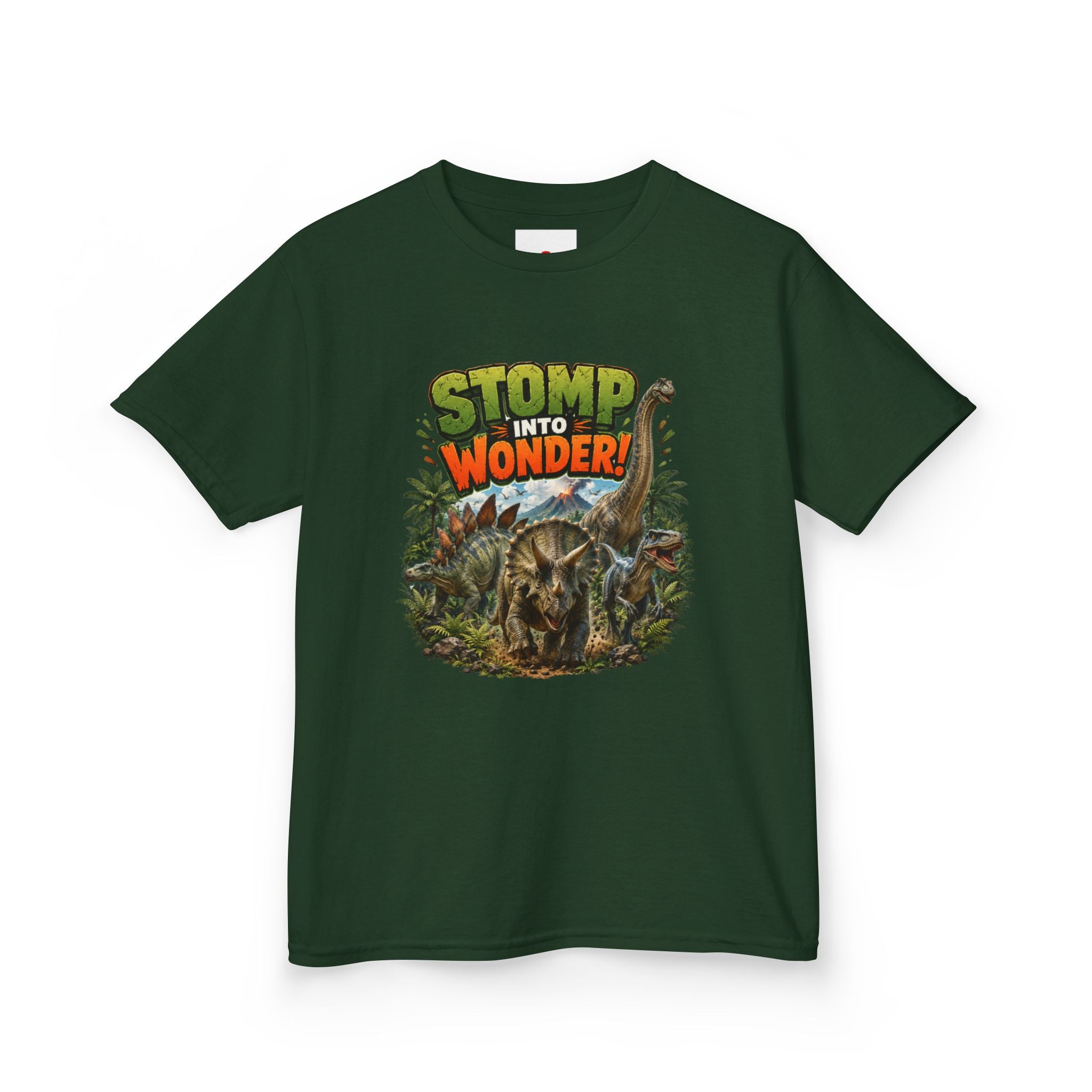 Kids T-Shirt - "Stomp Into Wonder" Dinosaur Graphic Tee