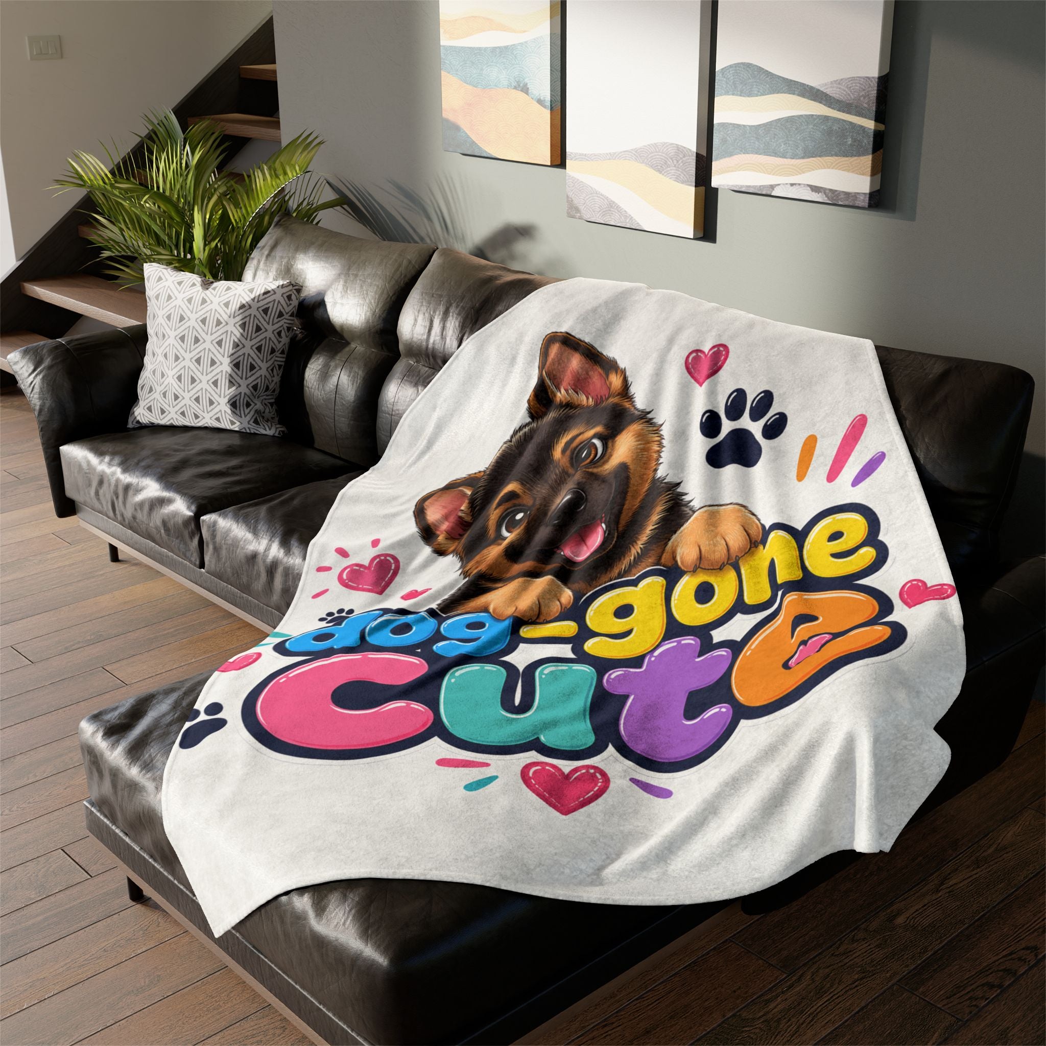 Dog-Gone Cute Blanket — Adorable Puppy Throw for Dog Lovers