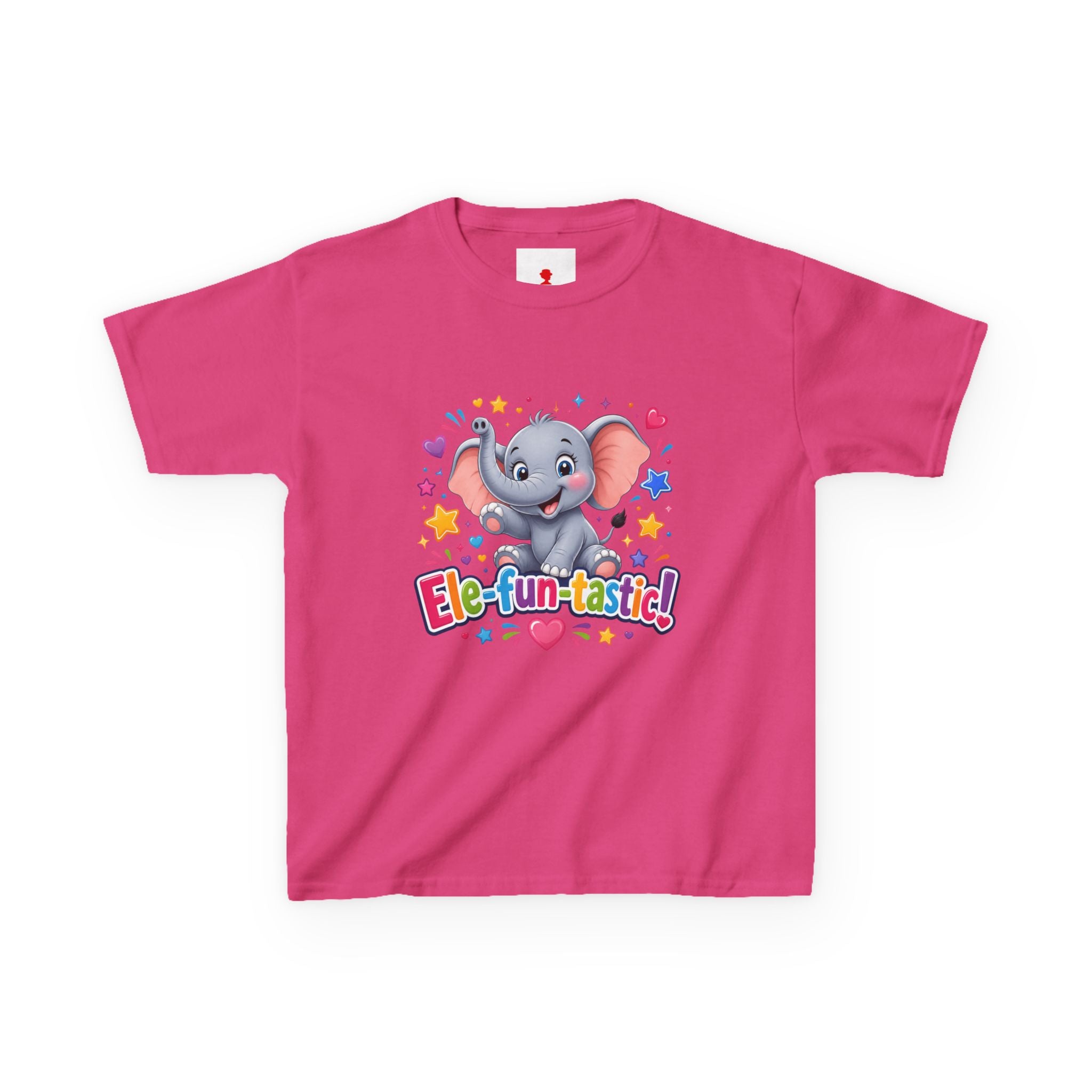 Kids T-Shirt — "Ele-fun-tastic!" Cute Elephant Graphic Tee for Toddlers, Birthday & Playtime
