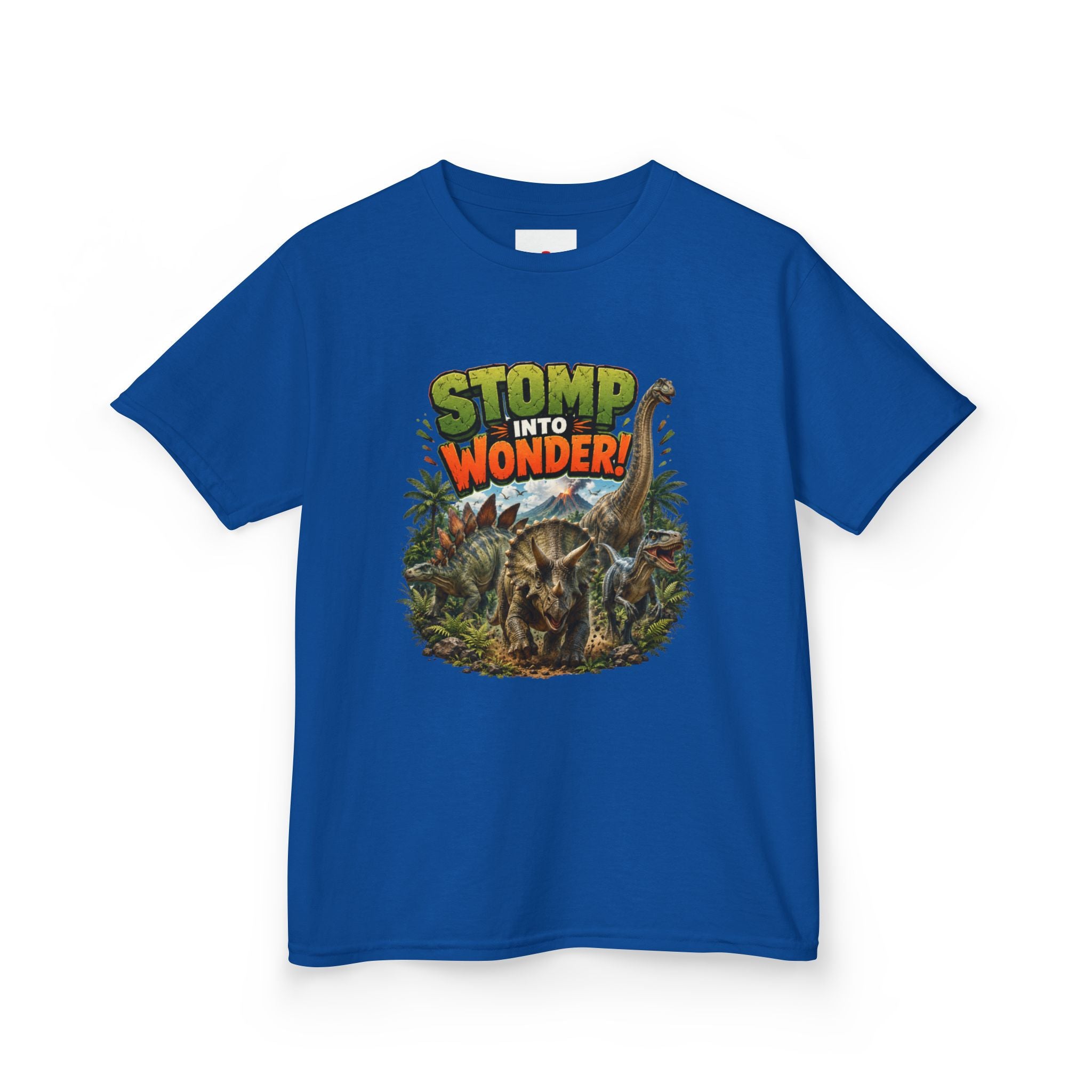 Kids T-Shirt - "Stomp Into Wonder" Dinosaur Graphic Tee