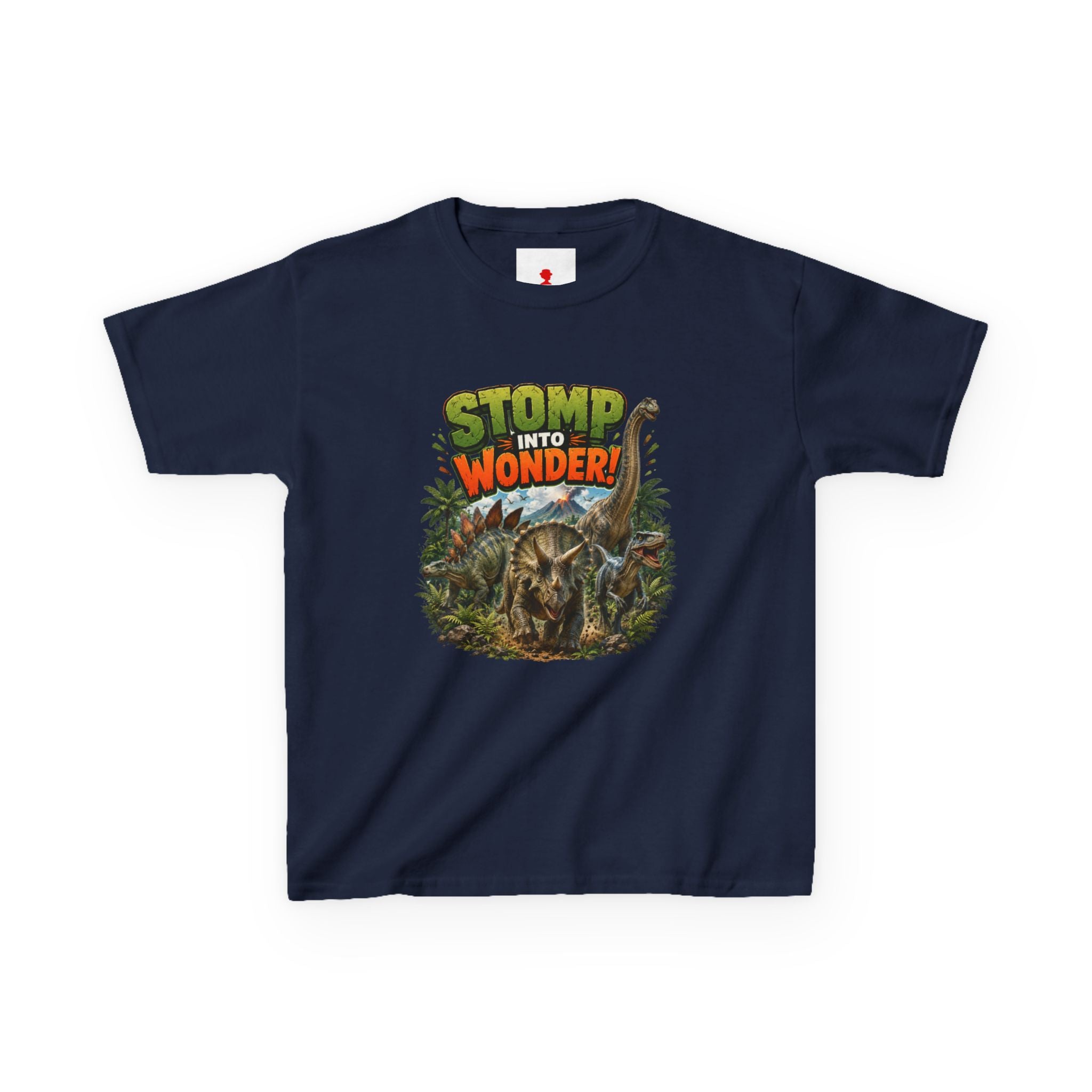 Kids T-Shirt - "Stomp Into Wonder" Dinosaur Graphic Tee