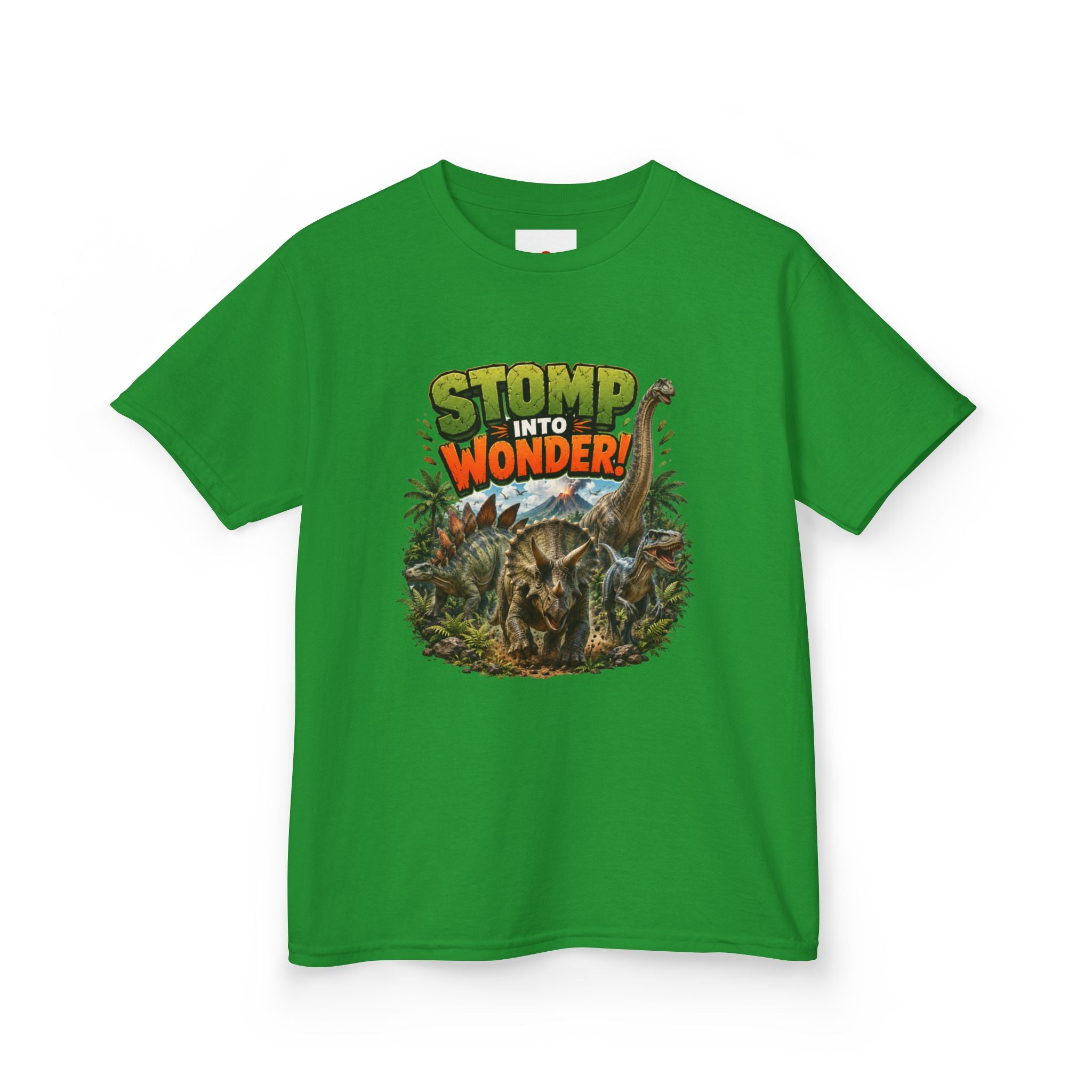 Kids T-Shirt - "Stomp Into Wonder" Dinosaur Graphic Tee