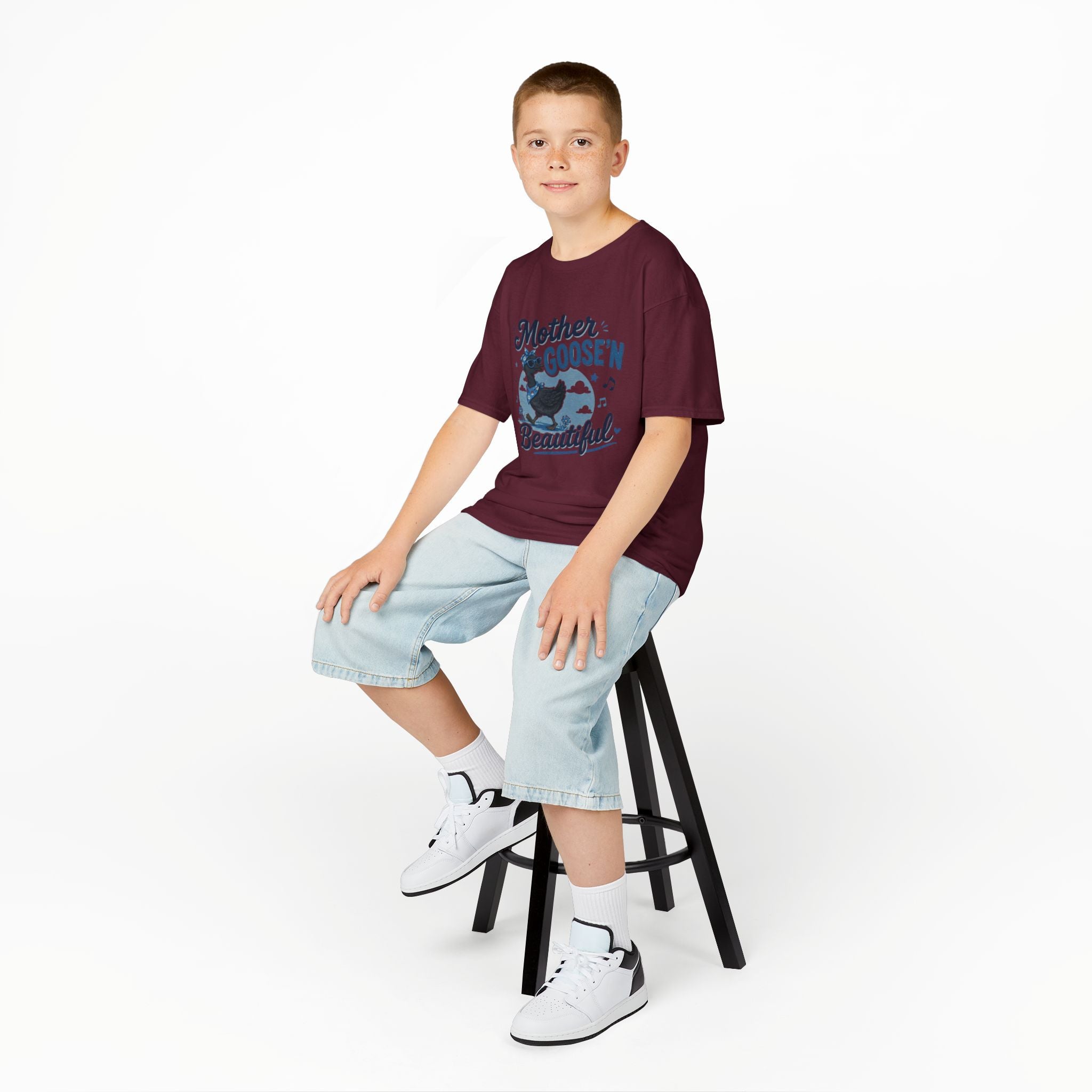 Kids T‑Shirt — "Mother Goose'n Beautiful" Nursery Rhyme Tee