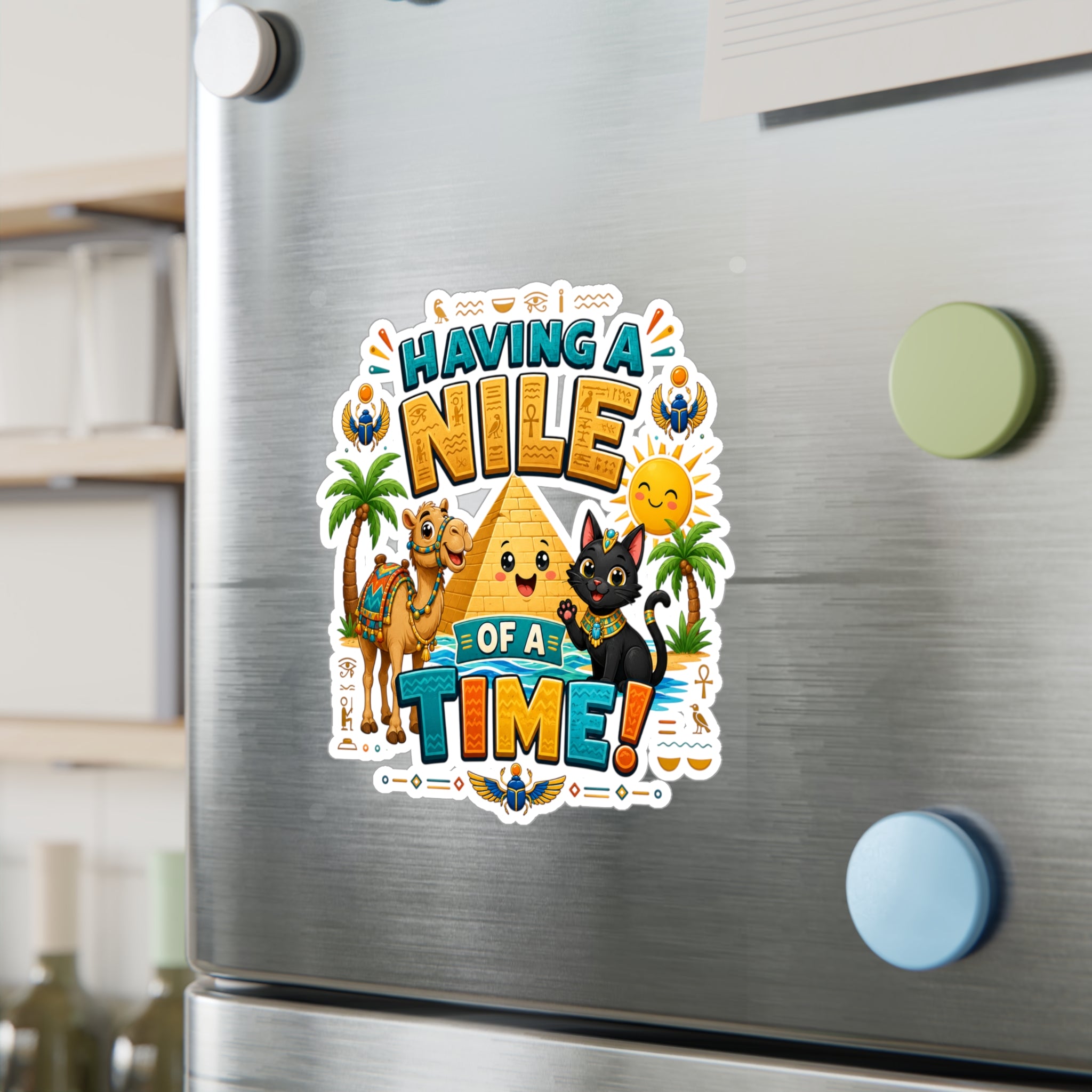 Having a Nile of a Time Sticker | Kiss-Cut Vinyl Decal