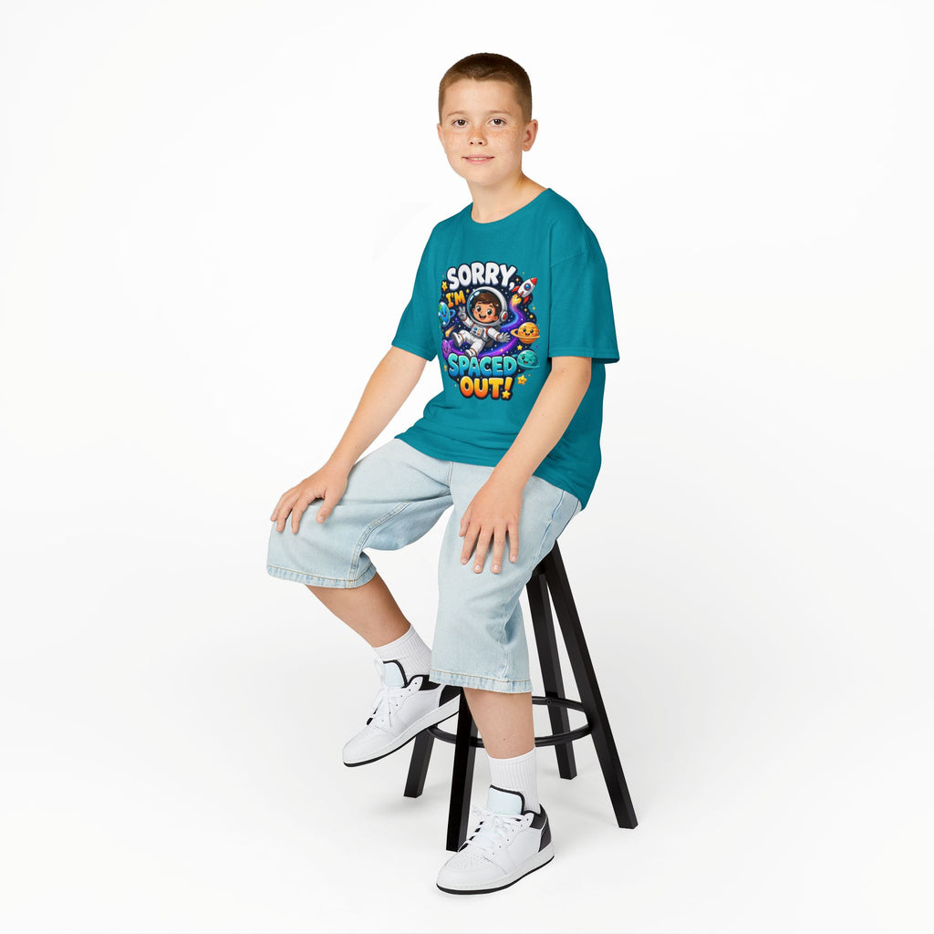 Spaced Out Kids T-Shirt — "Sorry I'm Spaced Out!" Cute Space Astronaut Tee