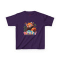 Stay Pawsitive Red Panda Kids Tee | Cute Animal Positive Message