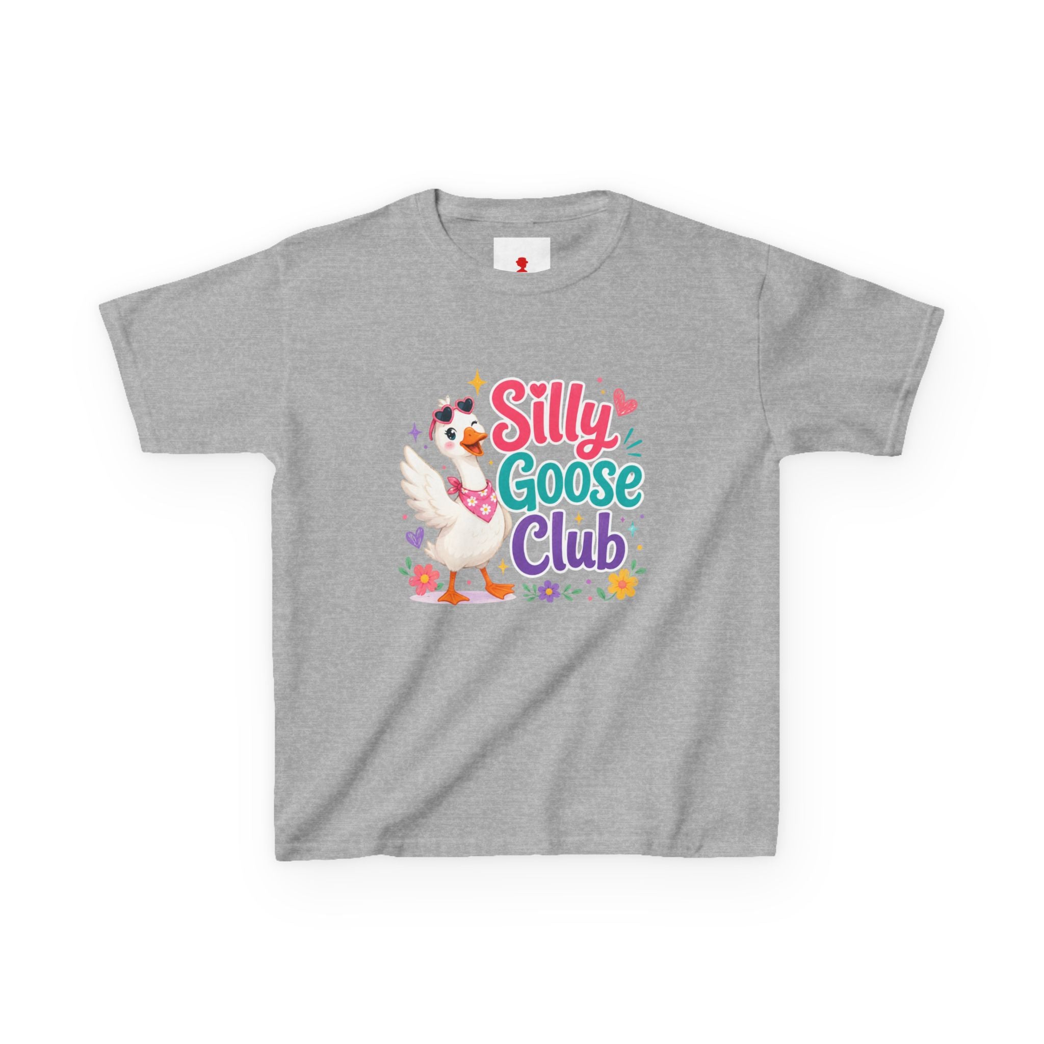 Kids T-Shirt — "Silly Goose Club" Cute Cartoon Goose Tee for Toddlers & Preschoolers