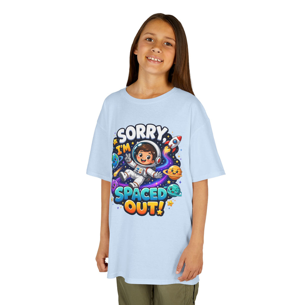 Spaced Out Kids T-Shirt — "Sorry I'm Spaced Out!" Cute Space Astronaut Tee